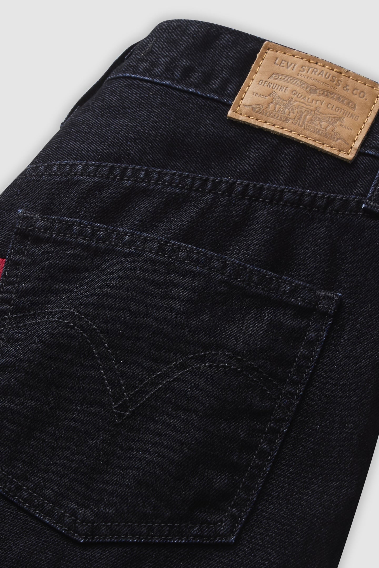 HIGH RISE BACK SLIT SKIRT BLUE 5