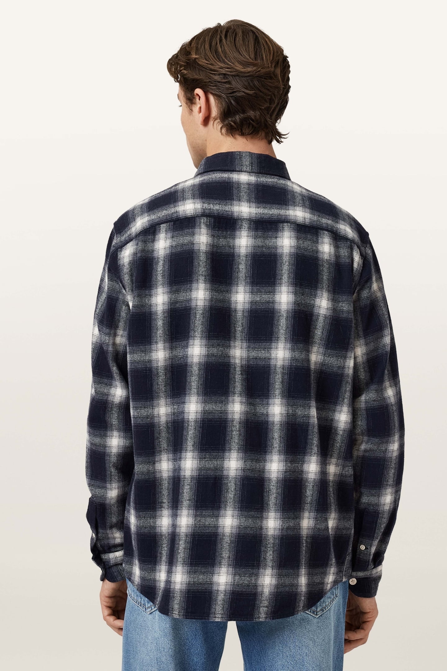 HAVEN CHECK LS SHIRT AZZURRA BLUE 2