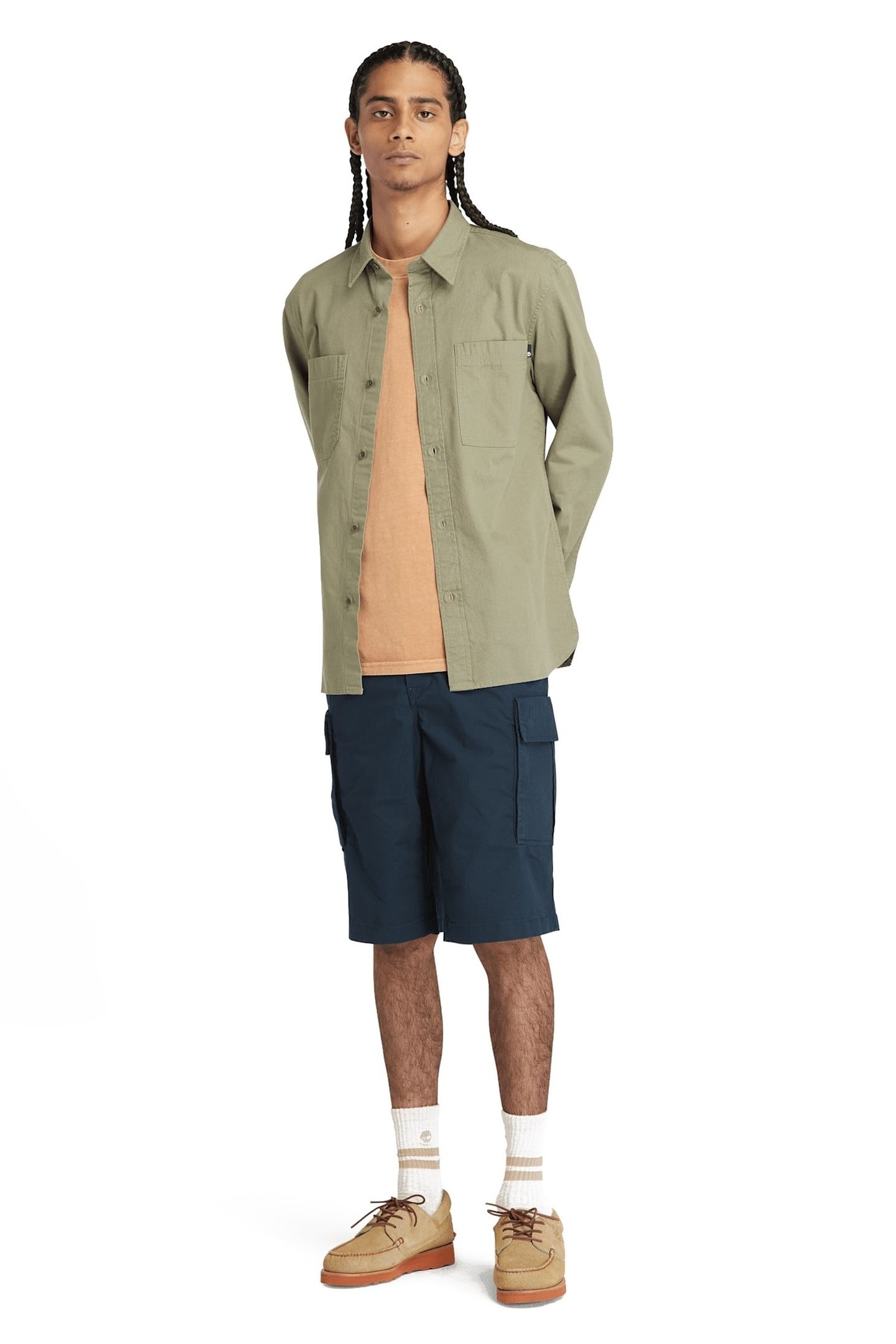 BROOKLINE POPLIN CARGO SHORT DARK SAPPHIRE 4