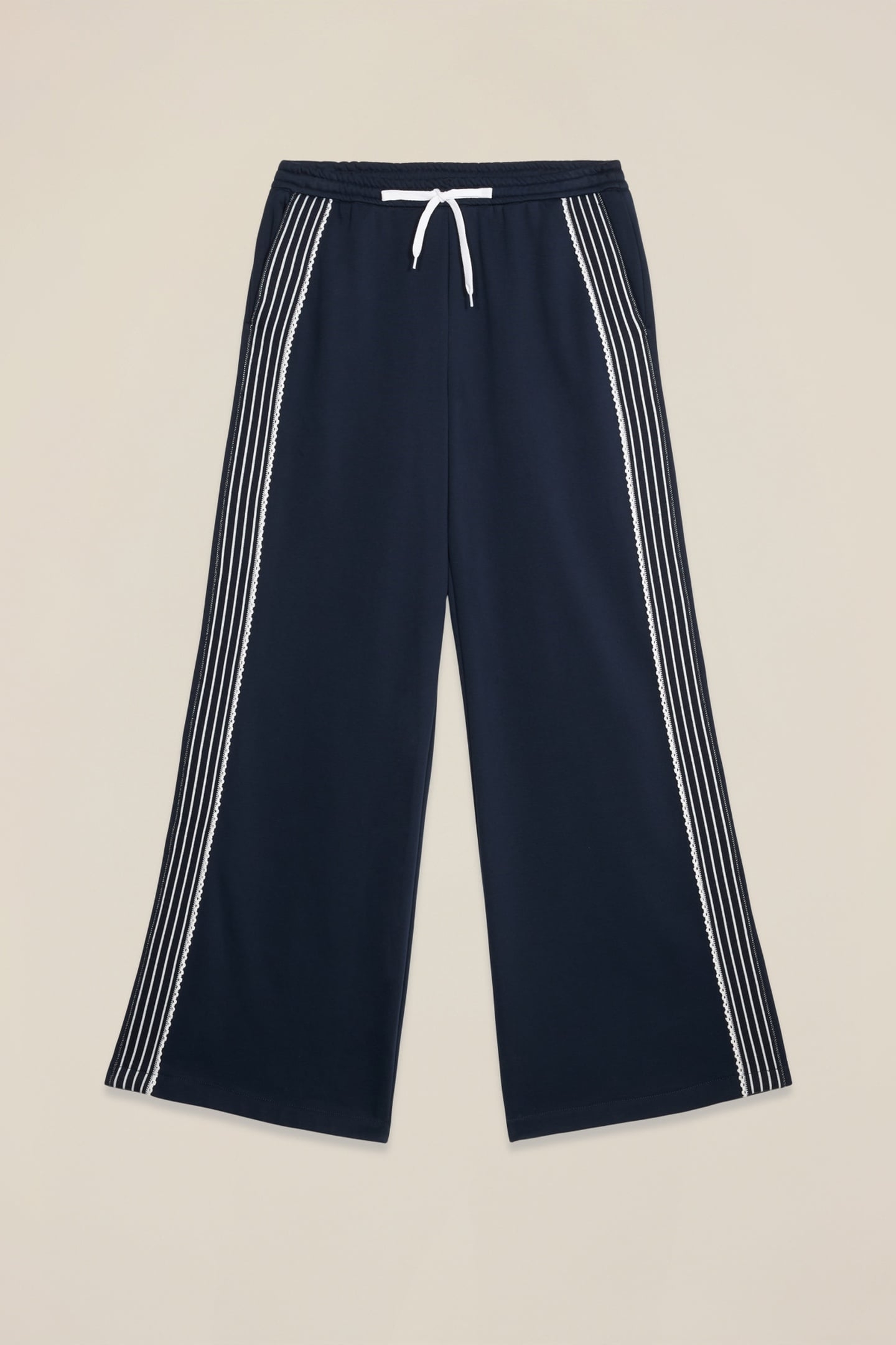WIDE-LEG SWEATPANTS SIZE BLUE 4