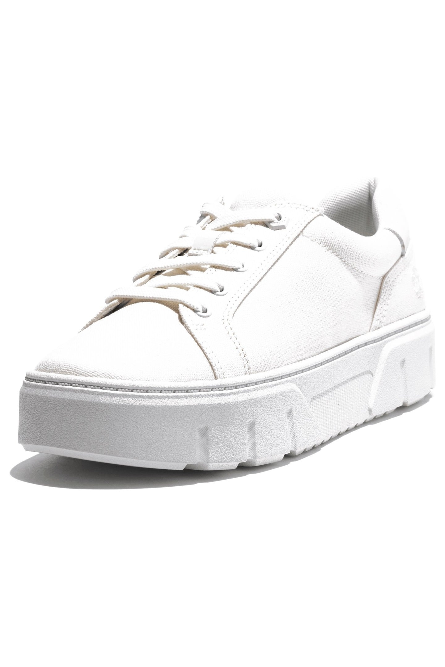 LAUREL COURT LOW LACE UP SNEAKER WHITE CANVAS 4