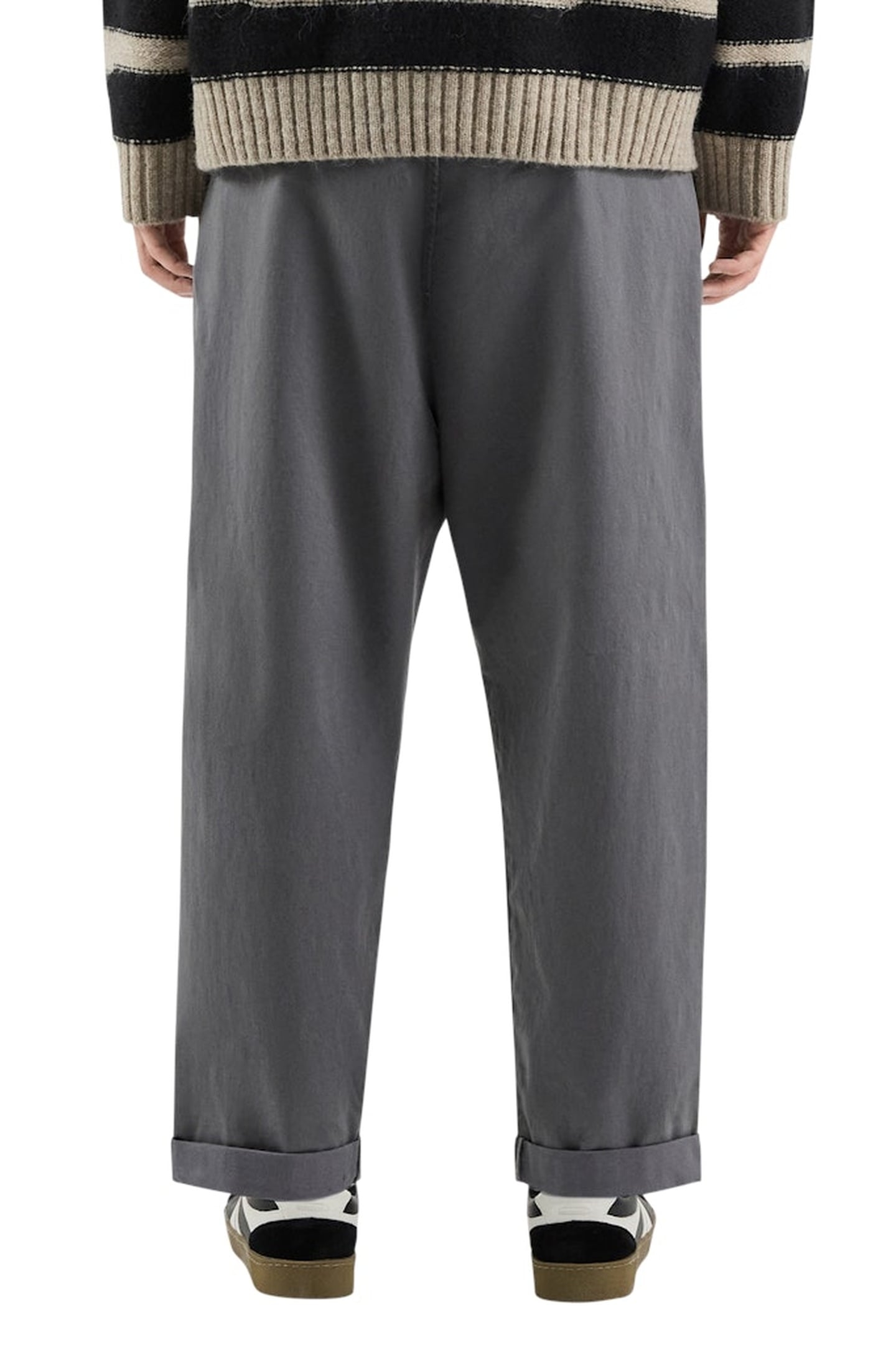 S.OLIVER-QS PANTS GREY/BLACK 3
