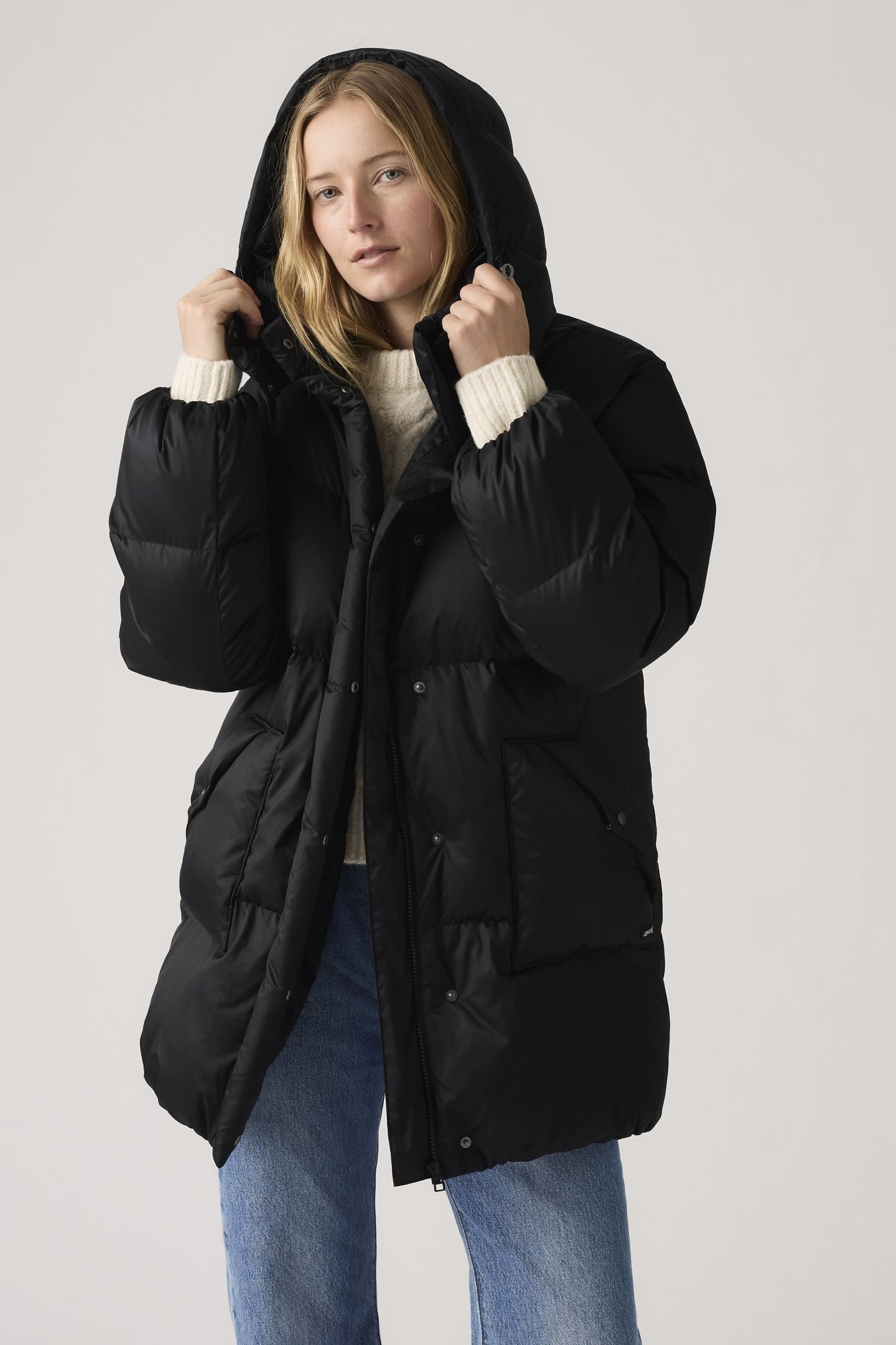 WESTERN BUBBLE MIDI JACKET BLACK 2