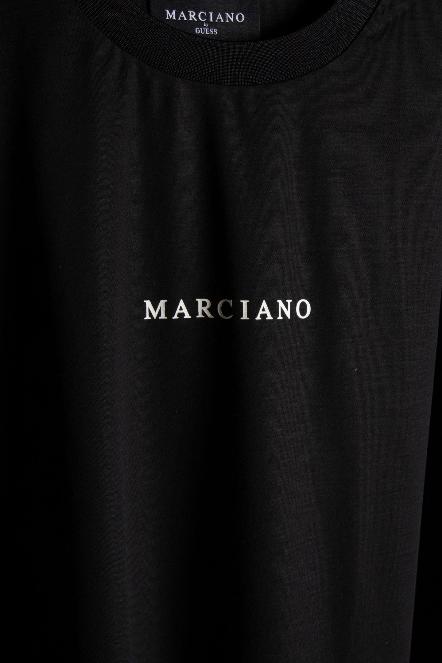MARCIANO BY GUESS CN SS TEE WITH CONTRAST JET BLACK 5