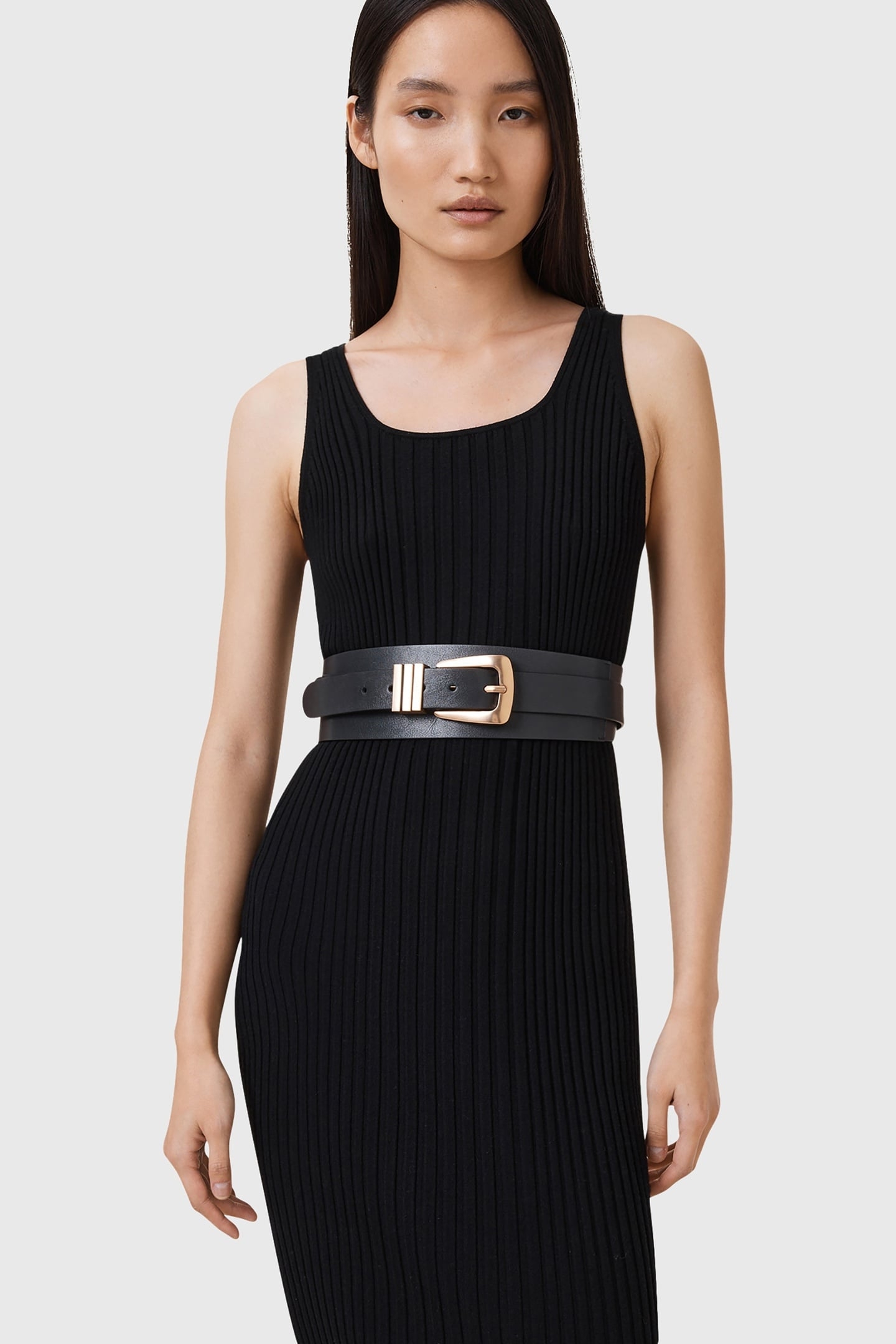 TRINITY ALCOR BELT BLACK/WARM BRASS 1