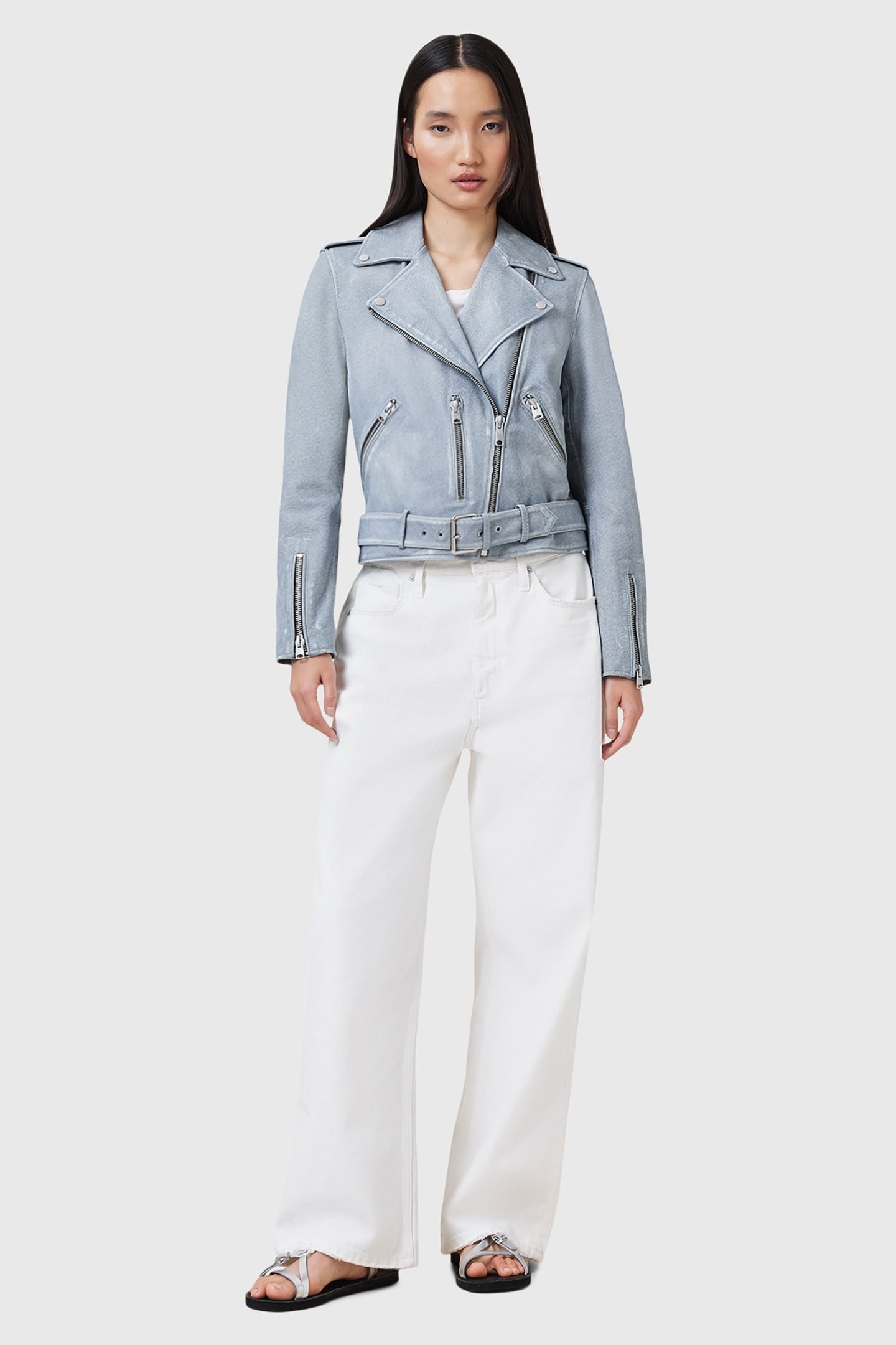 BALFERN BIKER PALE DENIM BLUE 7