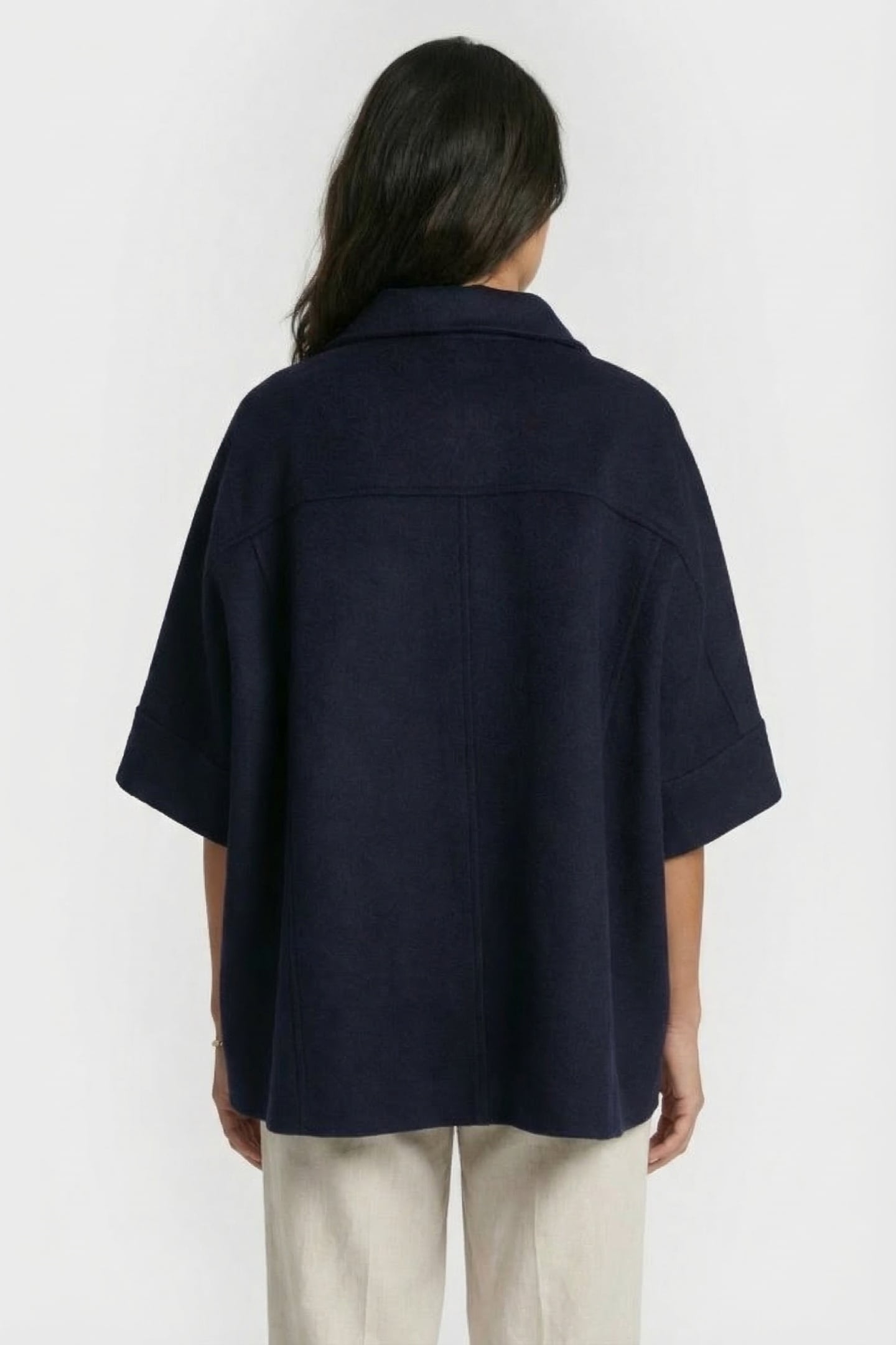 IVY WOOL JACKET NAVY 2