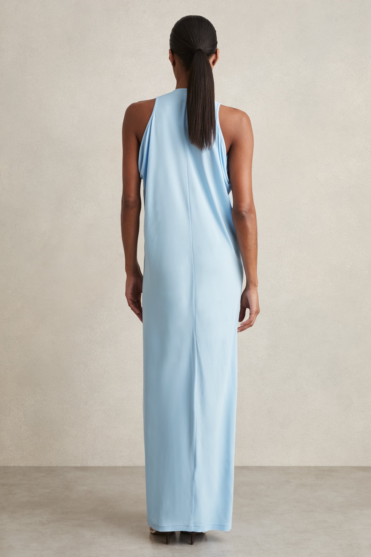 JERSEY MAXI DRESS BLUE 3