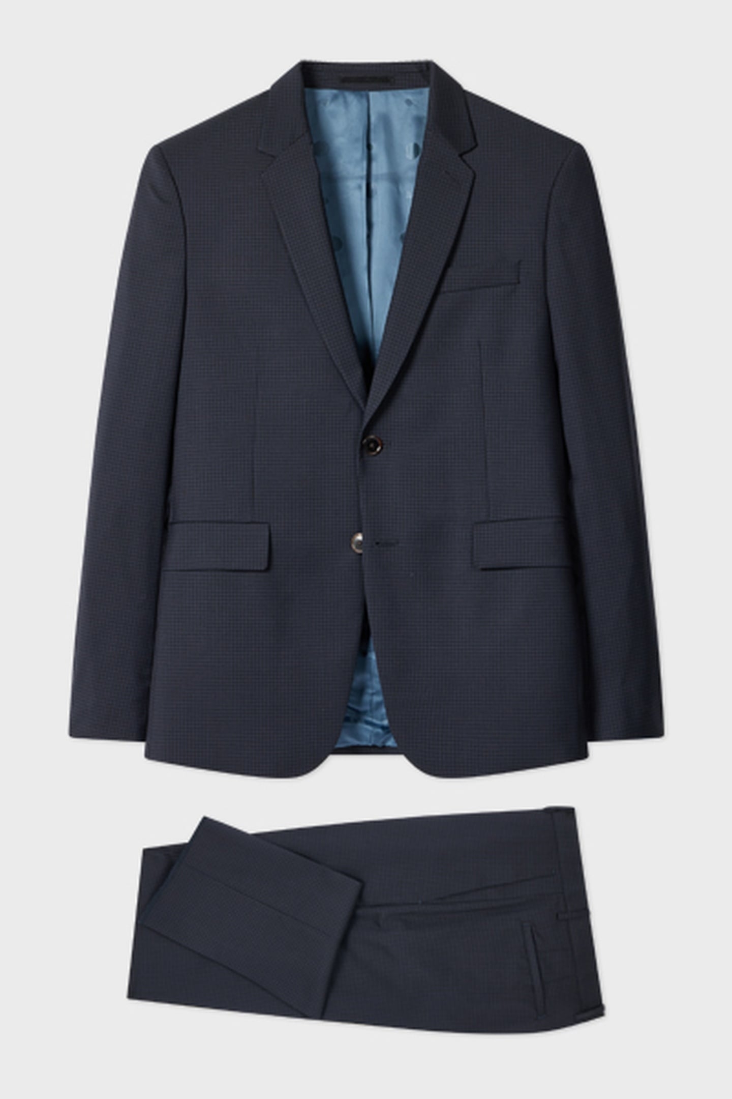 SLIM FIT 2 BUTTON SUIT VERY DARK NAVY 3