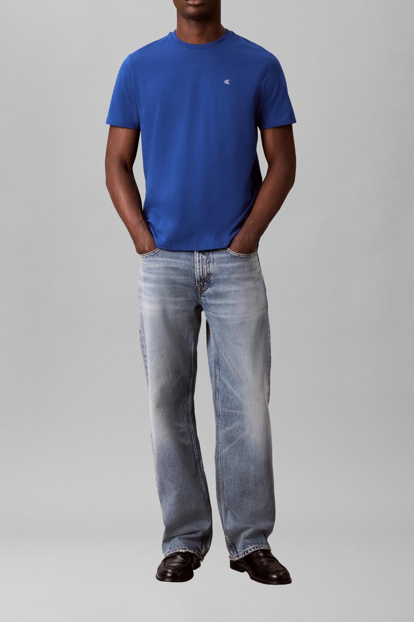 SS CLASSIC MONOGRAM TEE CHASE BLUE 1
