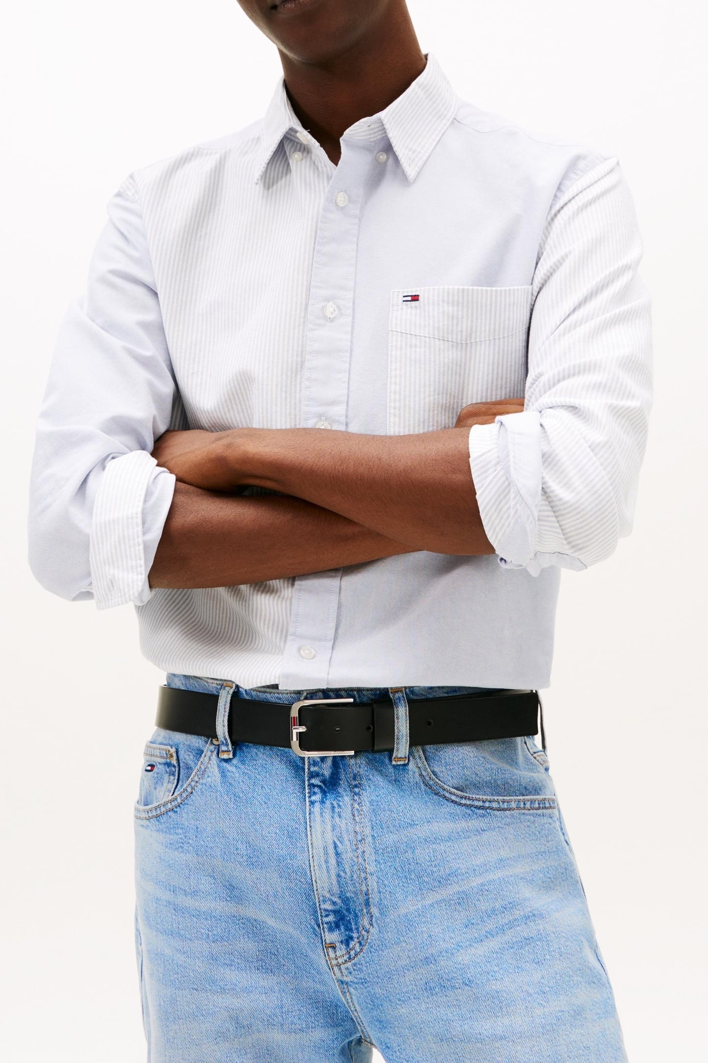 RELAXED OXFORD FUN SHIRT NORDIC IRIS/MULTI 1