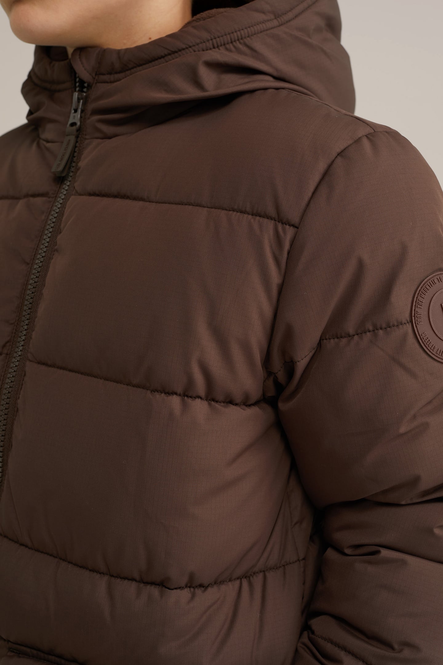 JACKET MIDLONG DARK BROWN 5