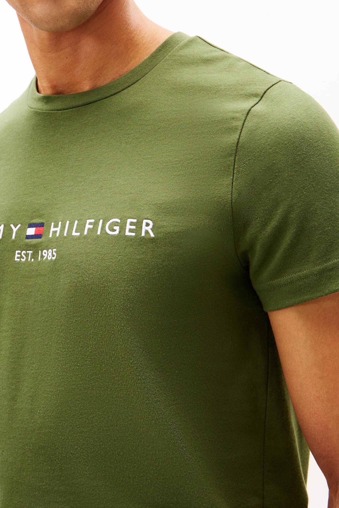 TOMMY LOGO TEE MOUNTAIN PINE 5