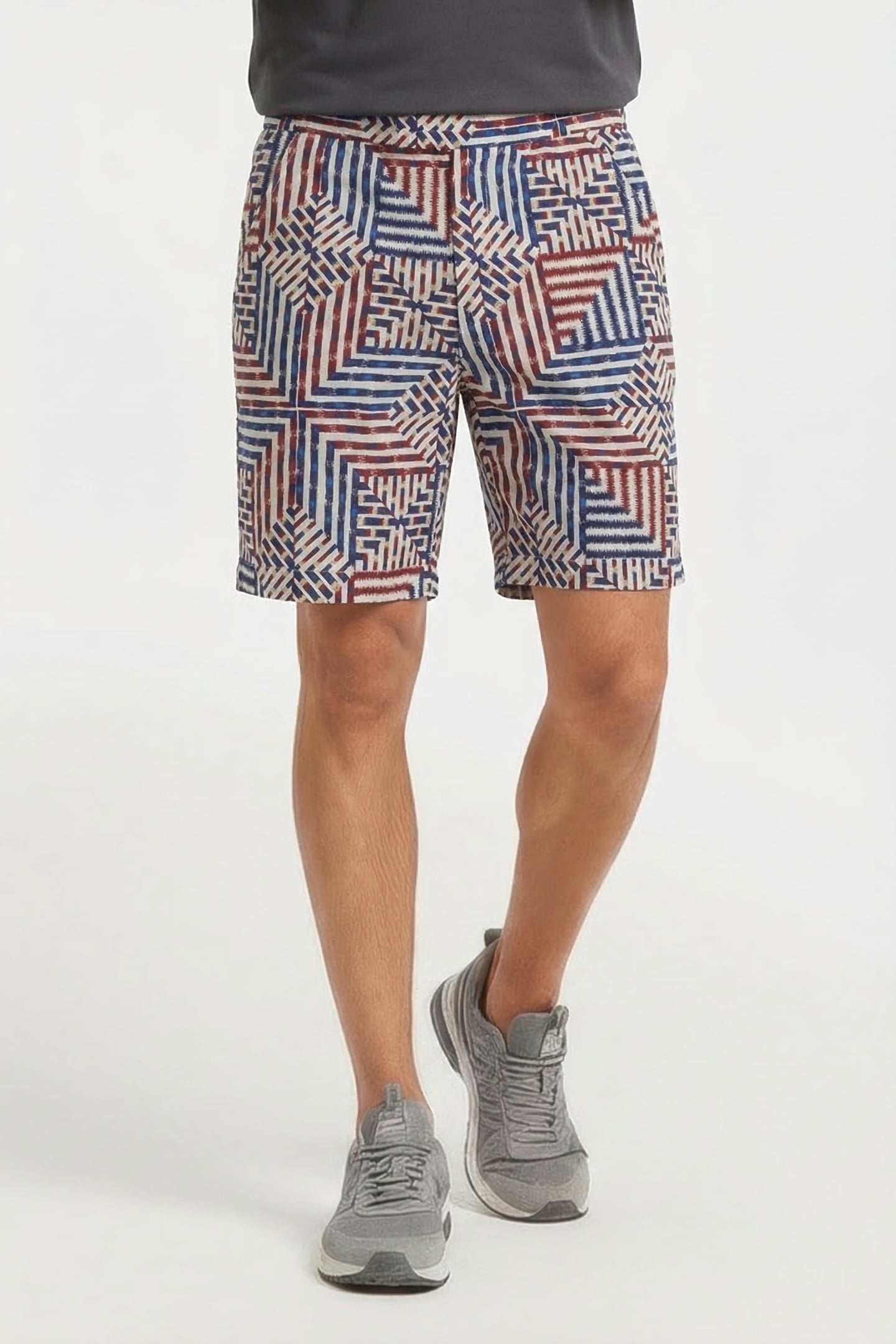 EDOARDO PANTS BLUE RED 1