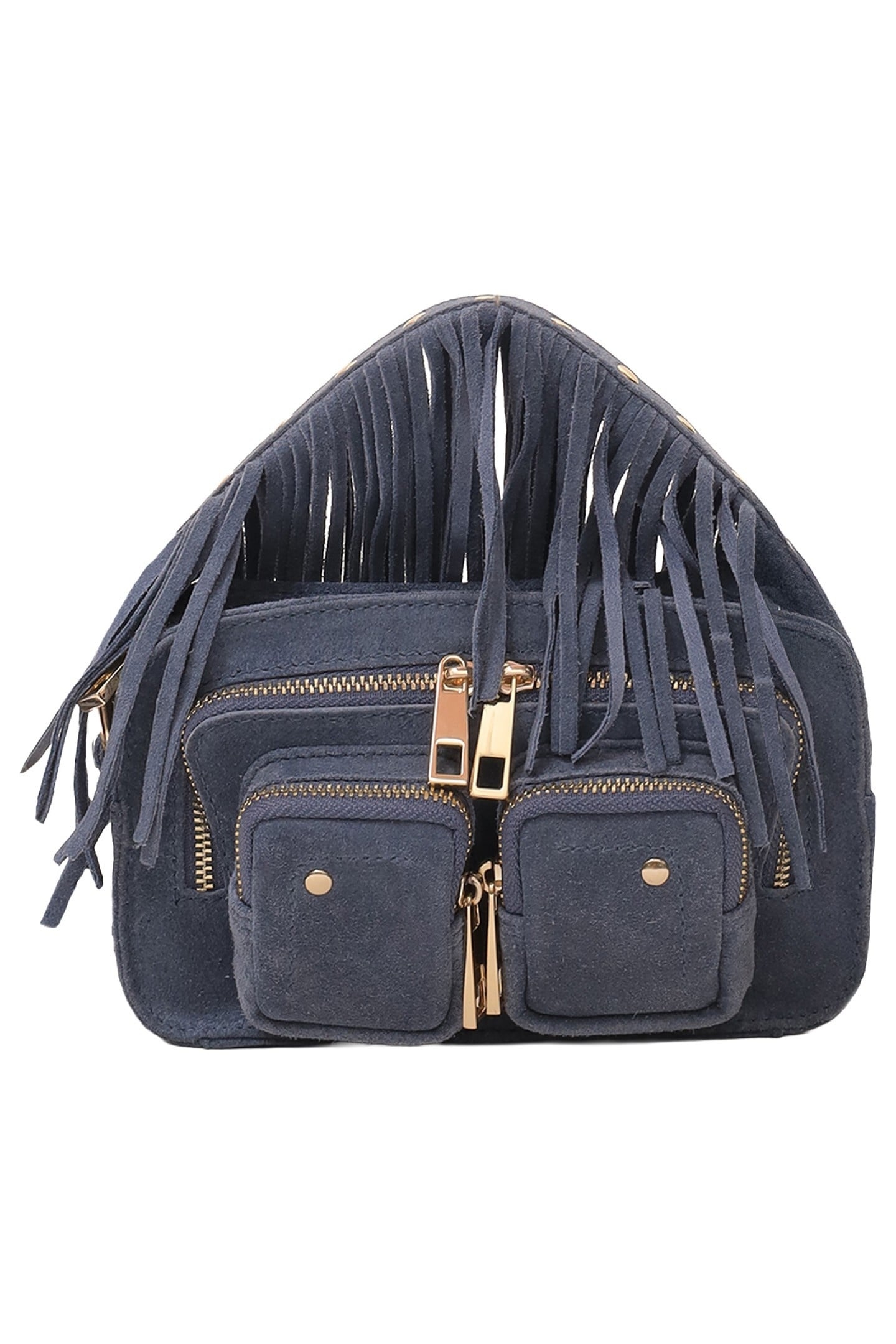 HELENA FRINGE SUEDE JEANS W. GOLD 1