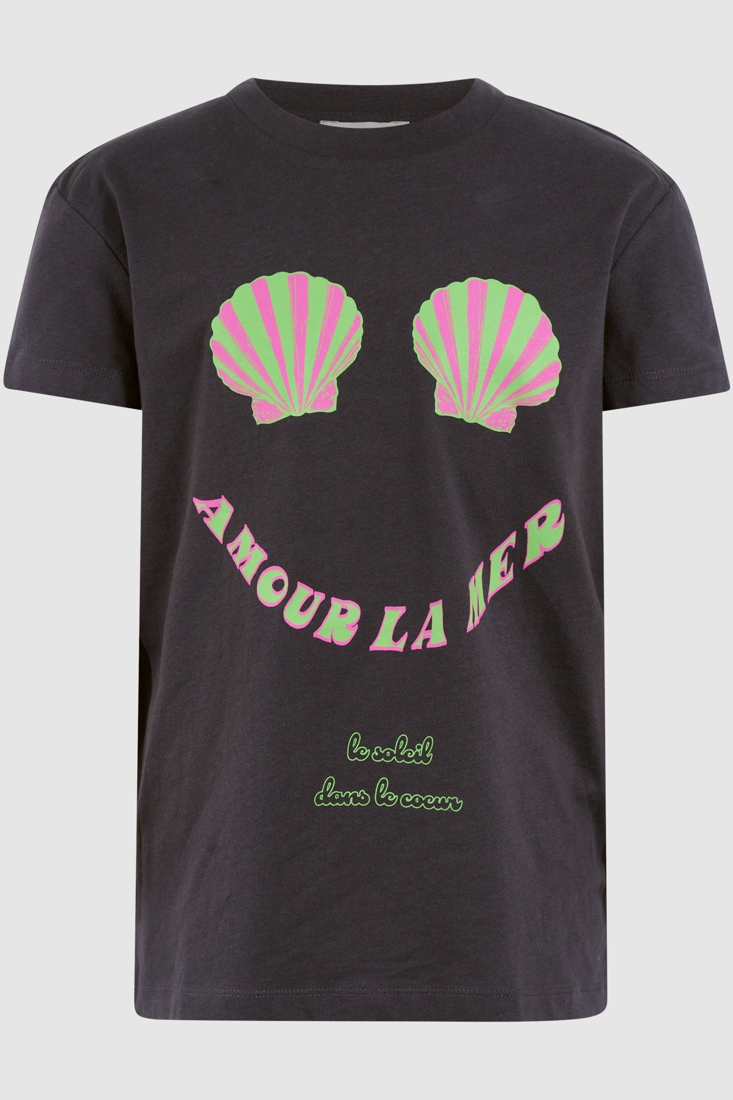 GIRLS LA MER TEE DARKGREY 4