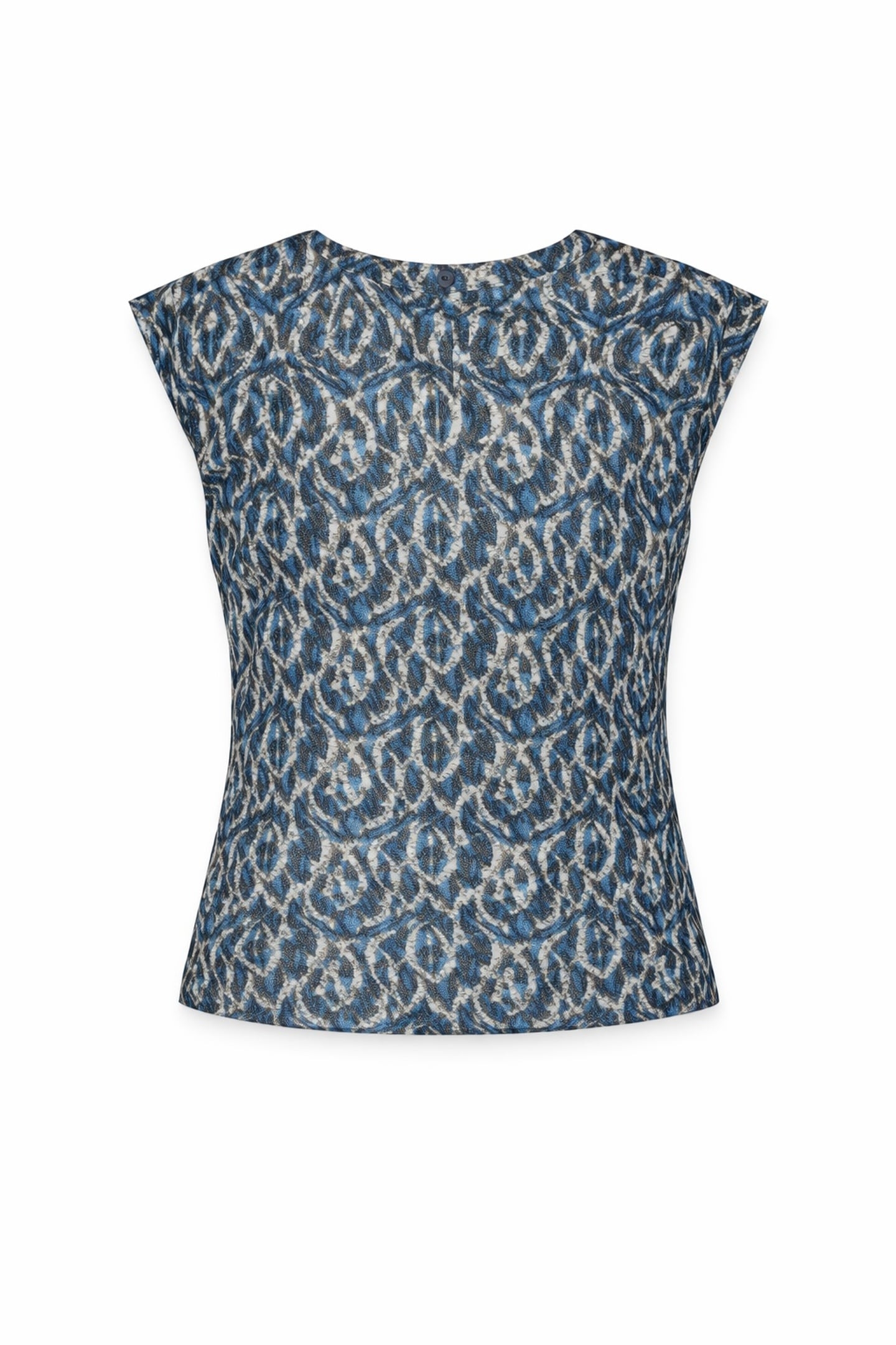 GILET OFF-WHITE/BLUE 2