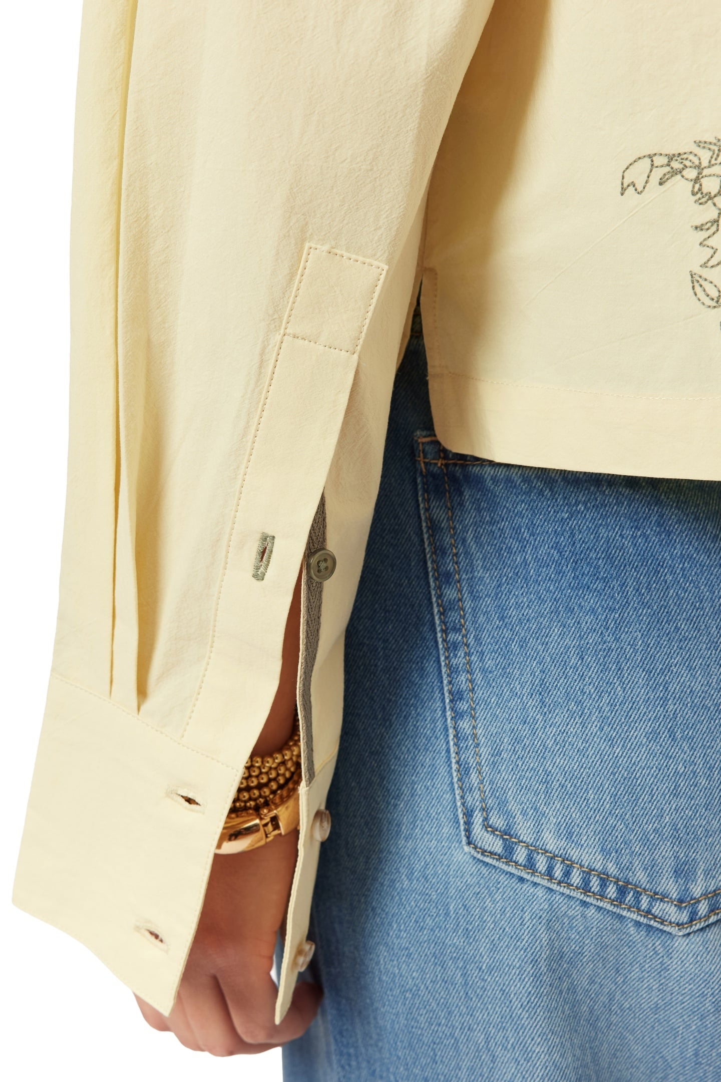 EMBROIDERED SHIRT CHINO GREEN 8