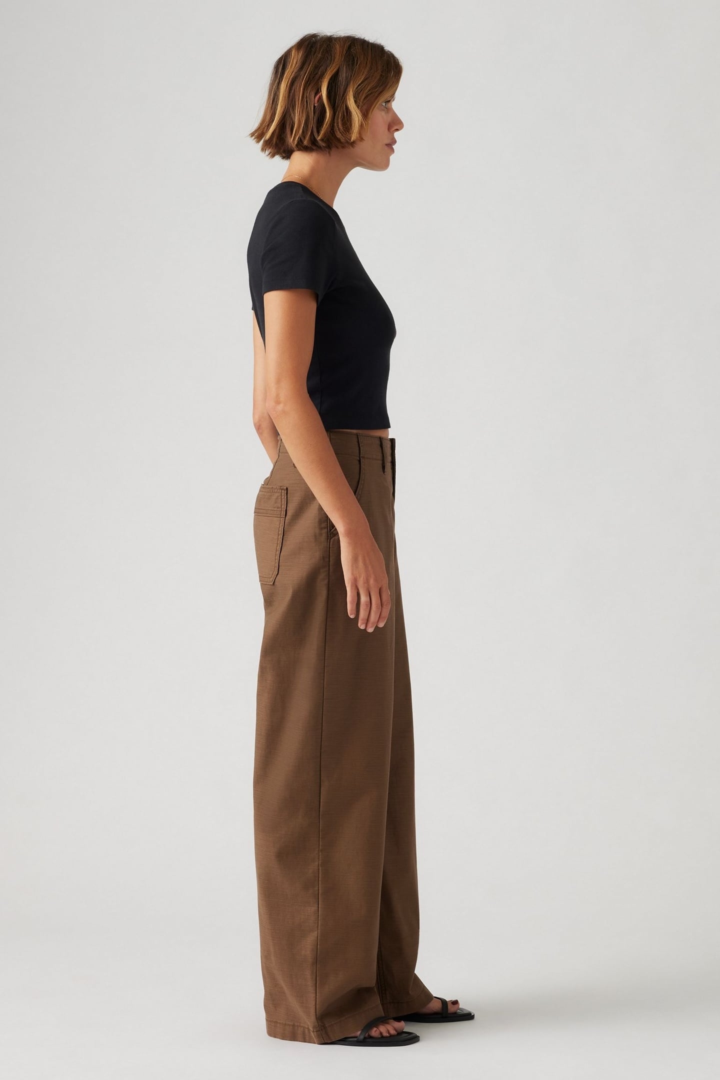 90'S STRAIGHT JEANS BROWN 5