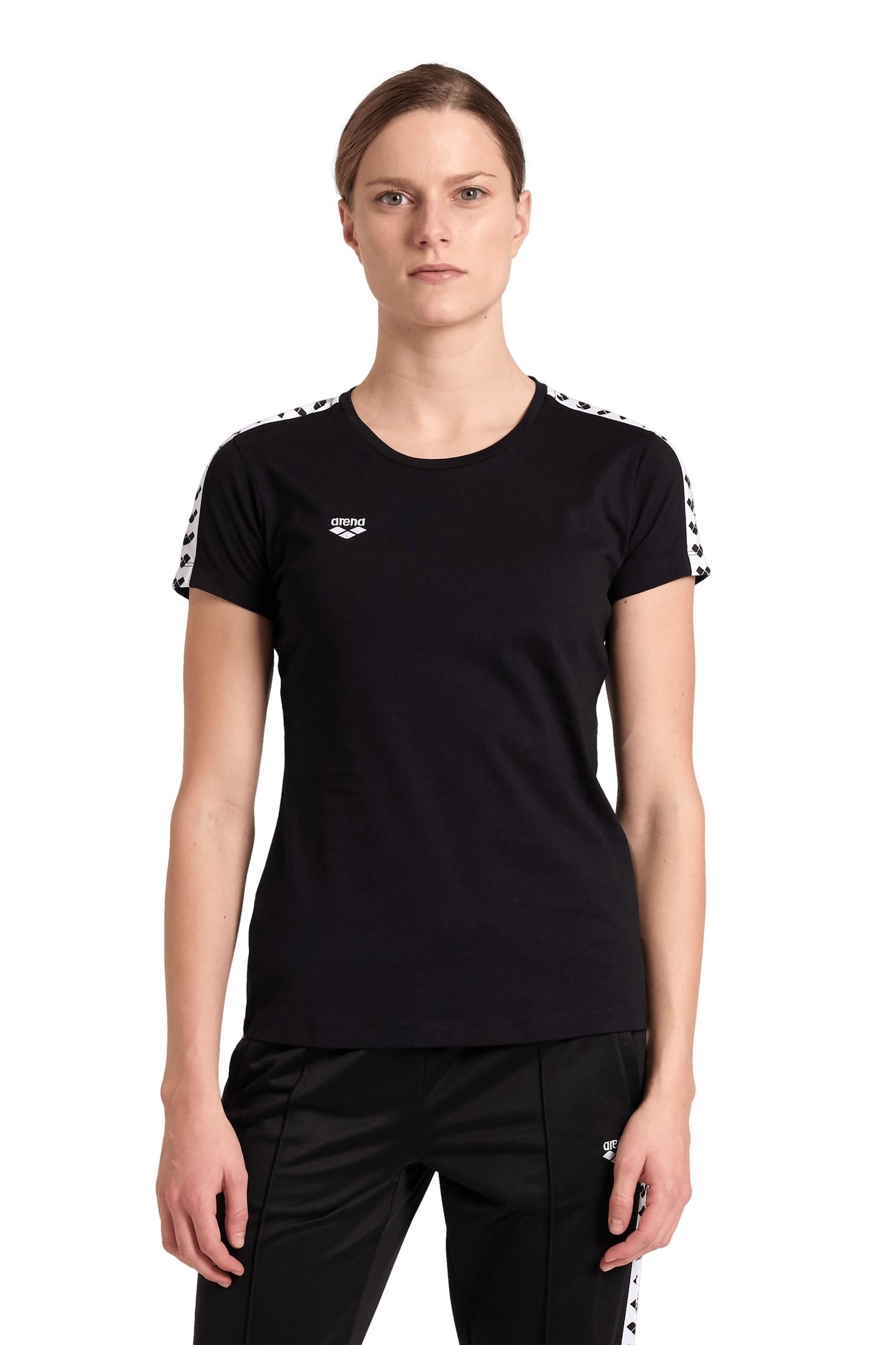 W T-SHIRT TEAM BLACK-WHITE-BLACK 1