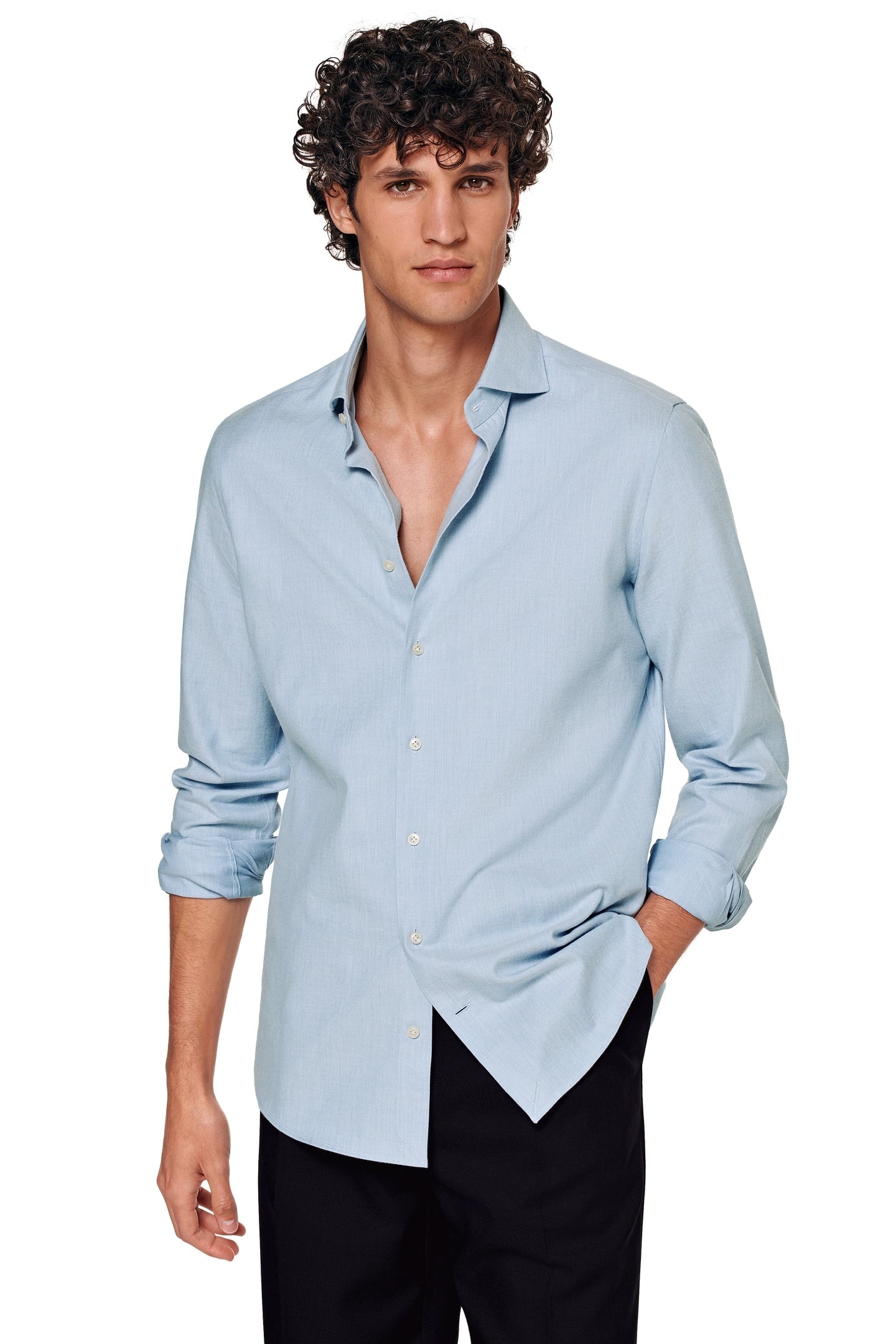 FLANNEL LIGHT BLUE LIGHT BLUE 1