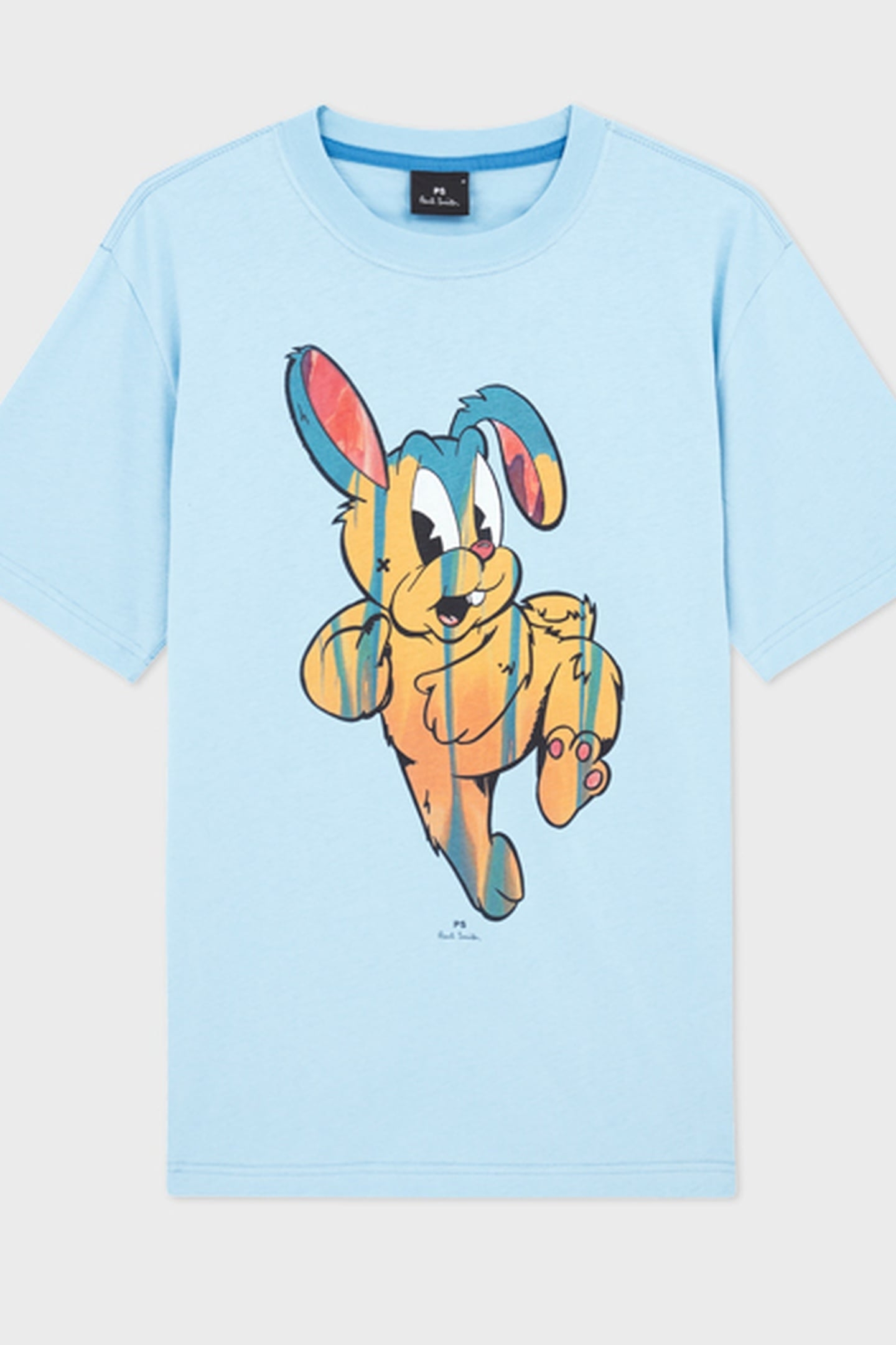 REG FIT SS T SHIRT RABBIT COBALT BLUE 2