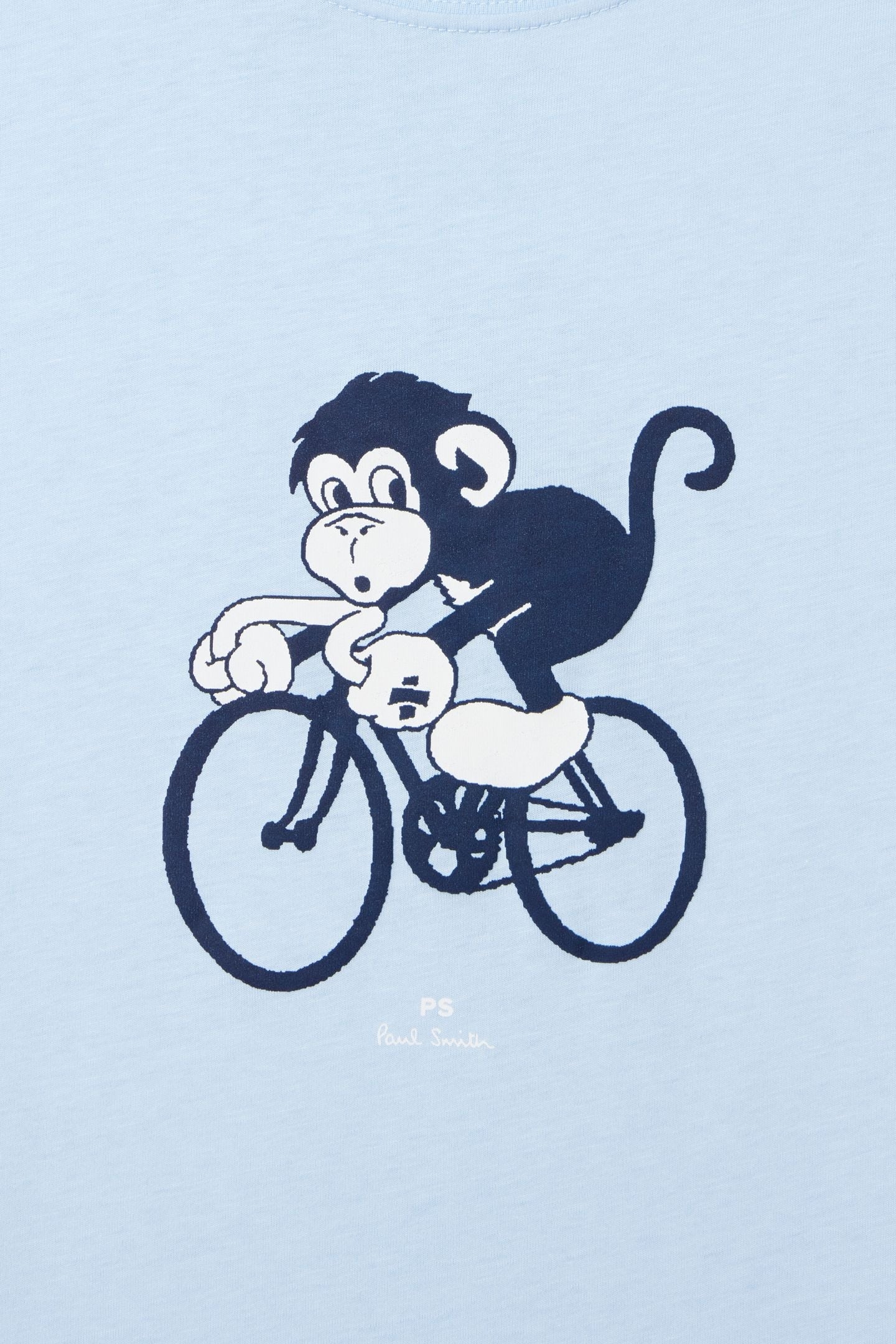 SLIM FIT TSHIRT BIKE MONKEY COBALT BLUE 2