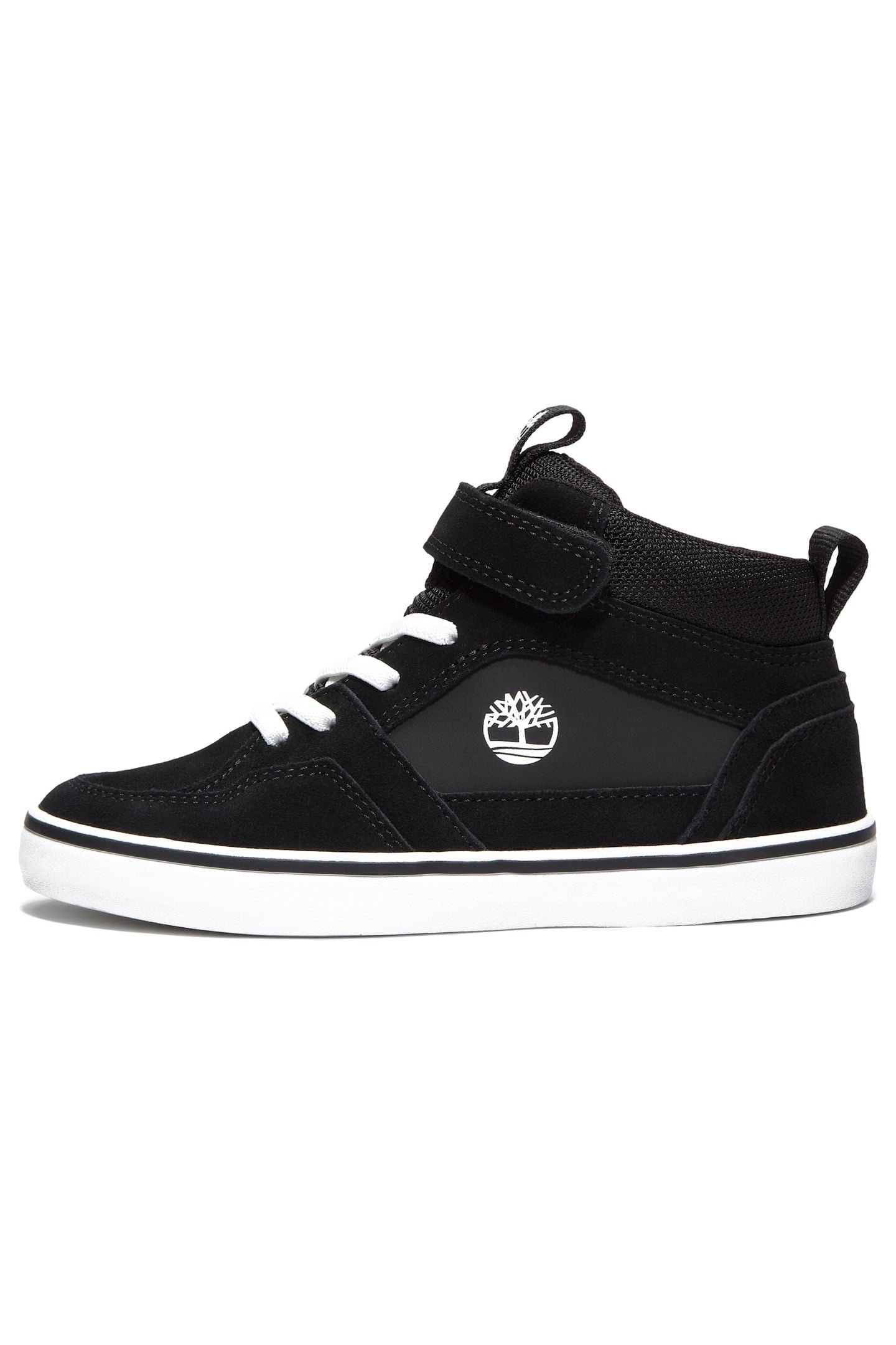STONE JUMP MID HOOK & LOOP SNEAKER BLACK SUEDE 8