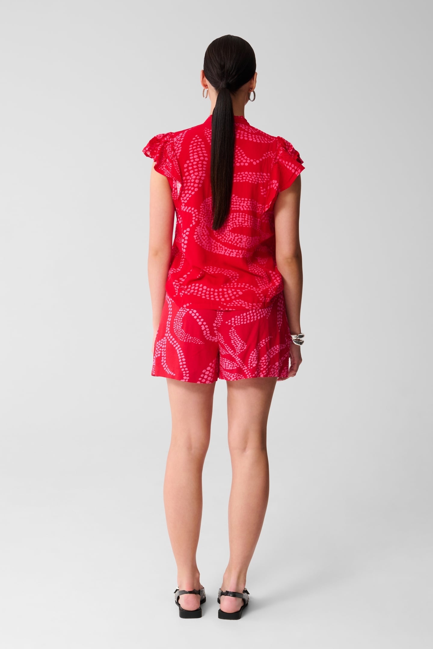 LA-SBPRINTED HOT TOP RED 2