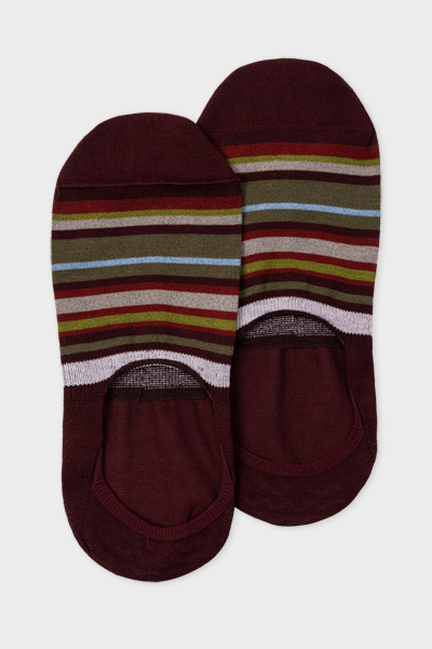 SOCK HARLAN NO SHOW BURGUNDY/ BORDE 3