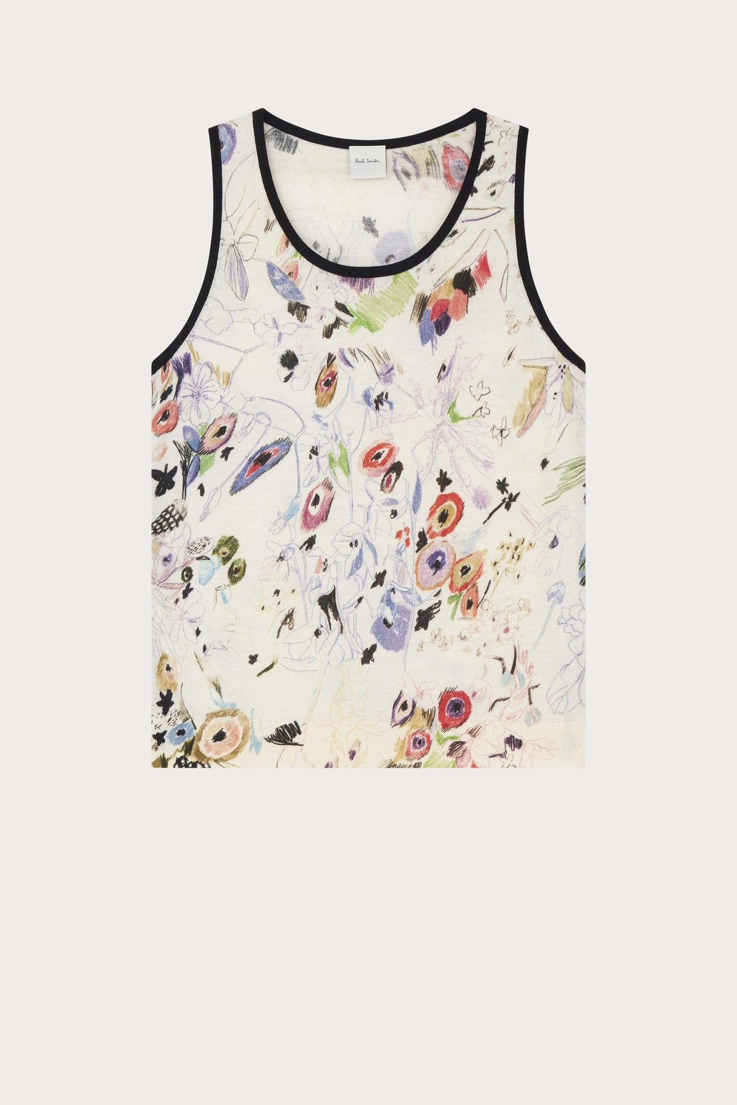 KNITTED SLEVELESS TOP IVORY 4