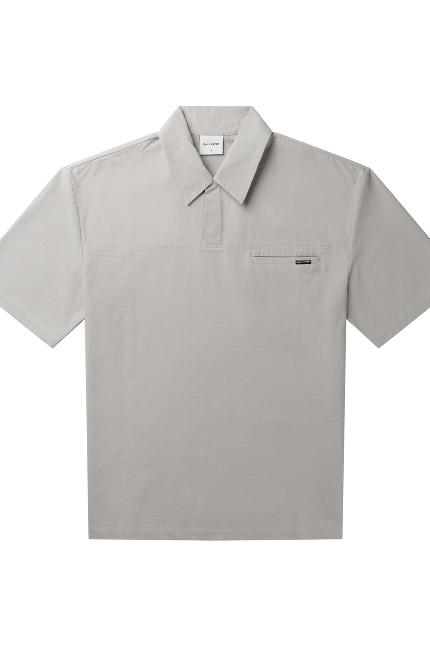 DEMBE RELAXED SHORT SLEEVE SHIRT SLEET GREY 4