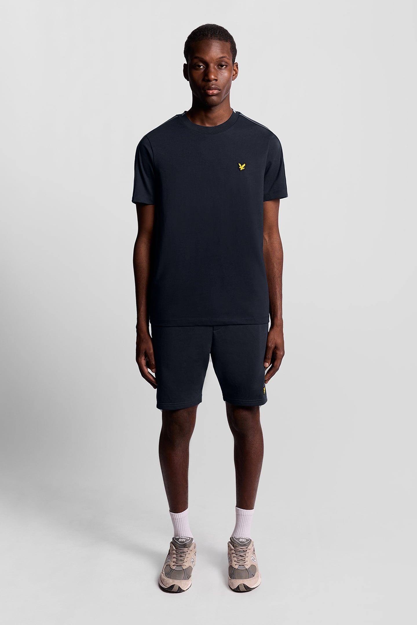 TAPE SHORTS DARK NAVY 1