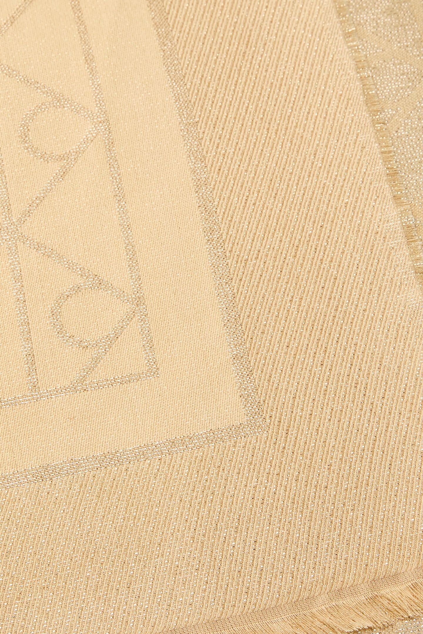 EMBLEM SHINE SIGNATURE SCARF PARSNIP 3