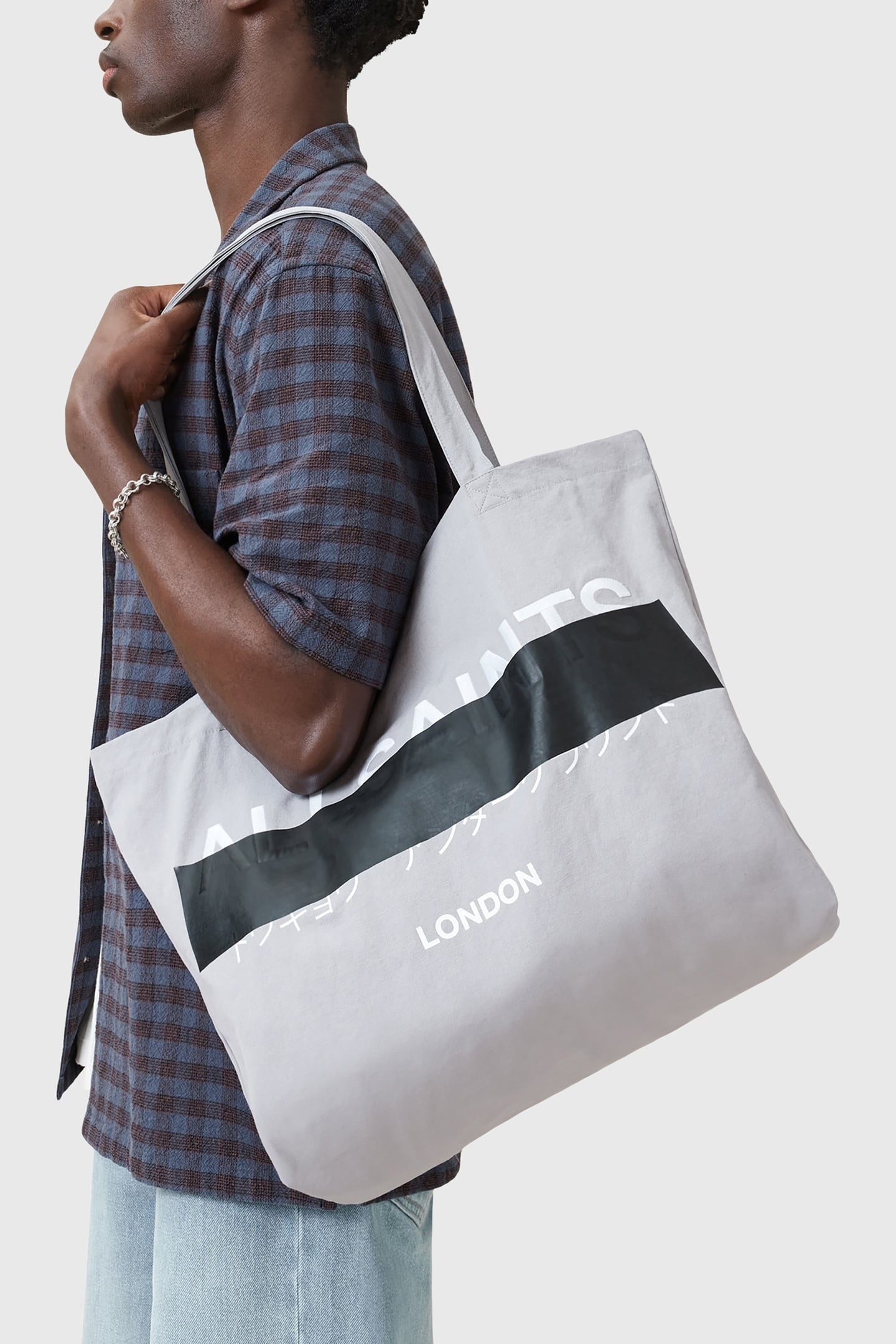 REDACT TOTE BAG MACHINE GREY 1