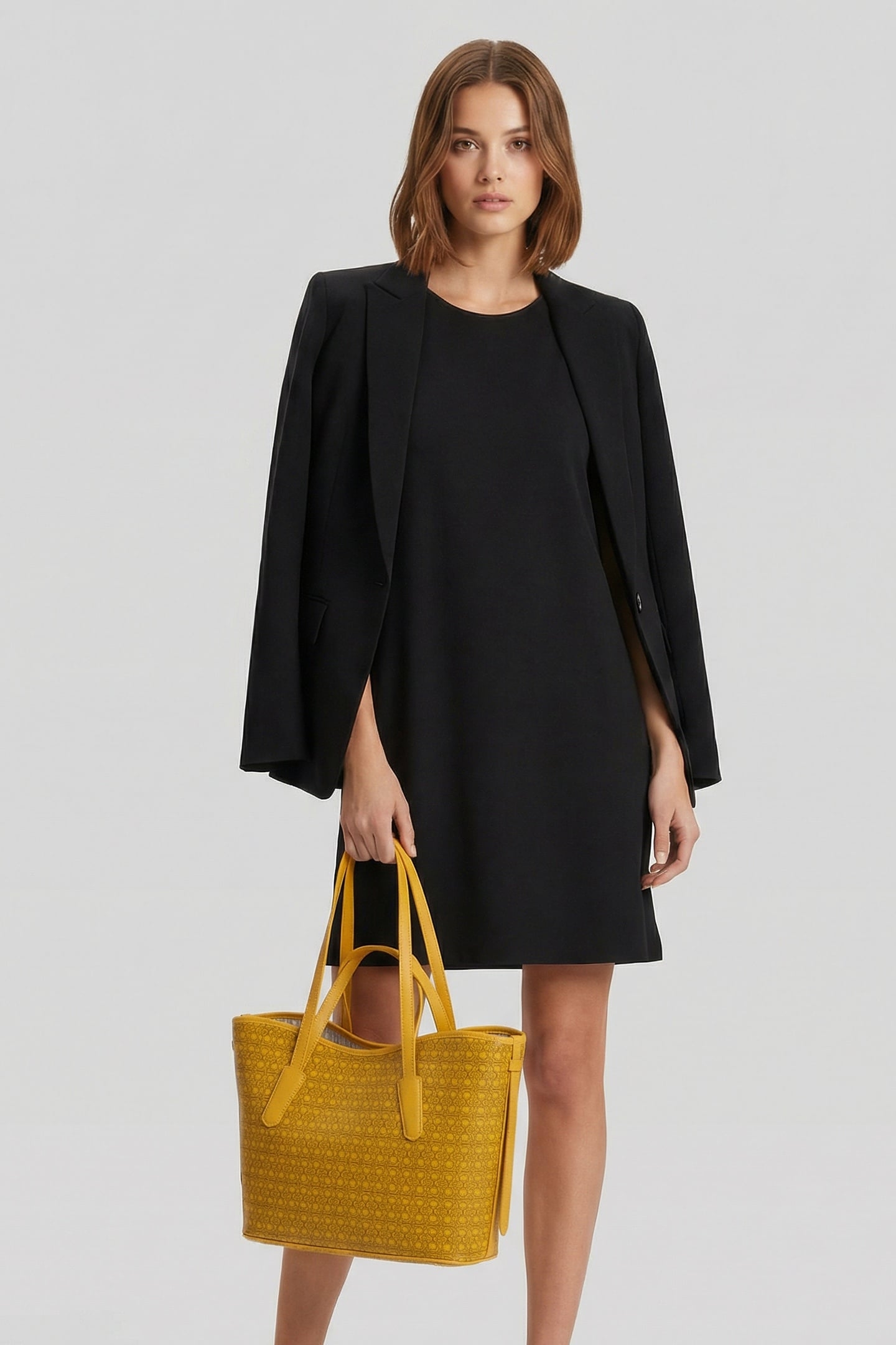 LARGE TOTE BAG IN YELLOW 1