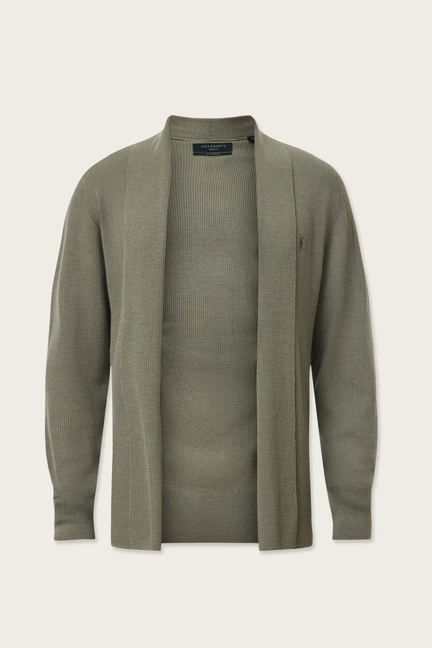 MODE MERINO OPEN CAR DUSKY GREEN 4