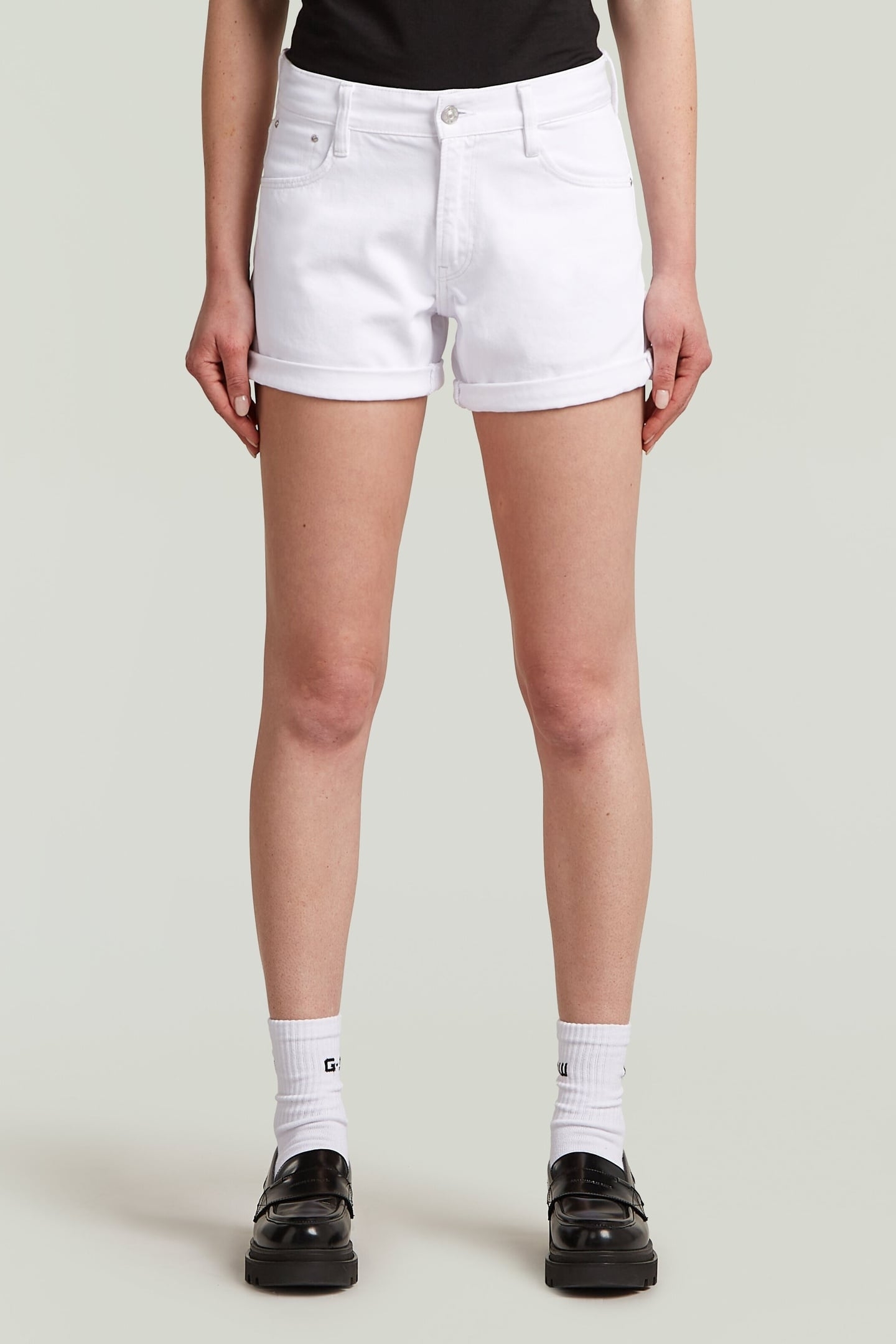 JUDEE SHORTS PAPER WHITE GD 2