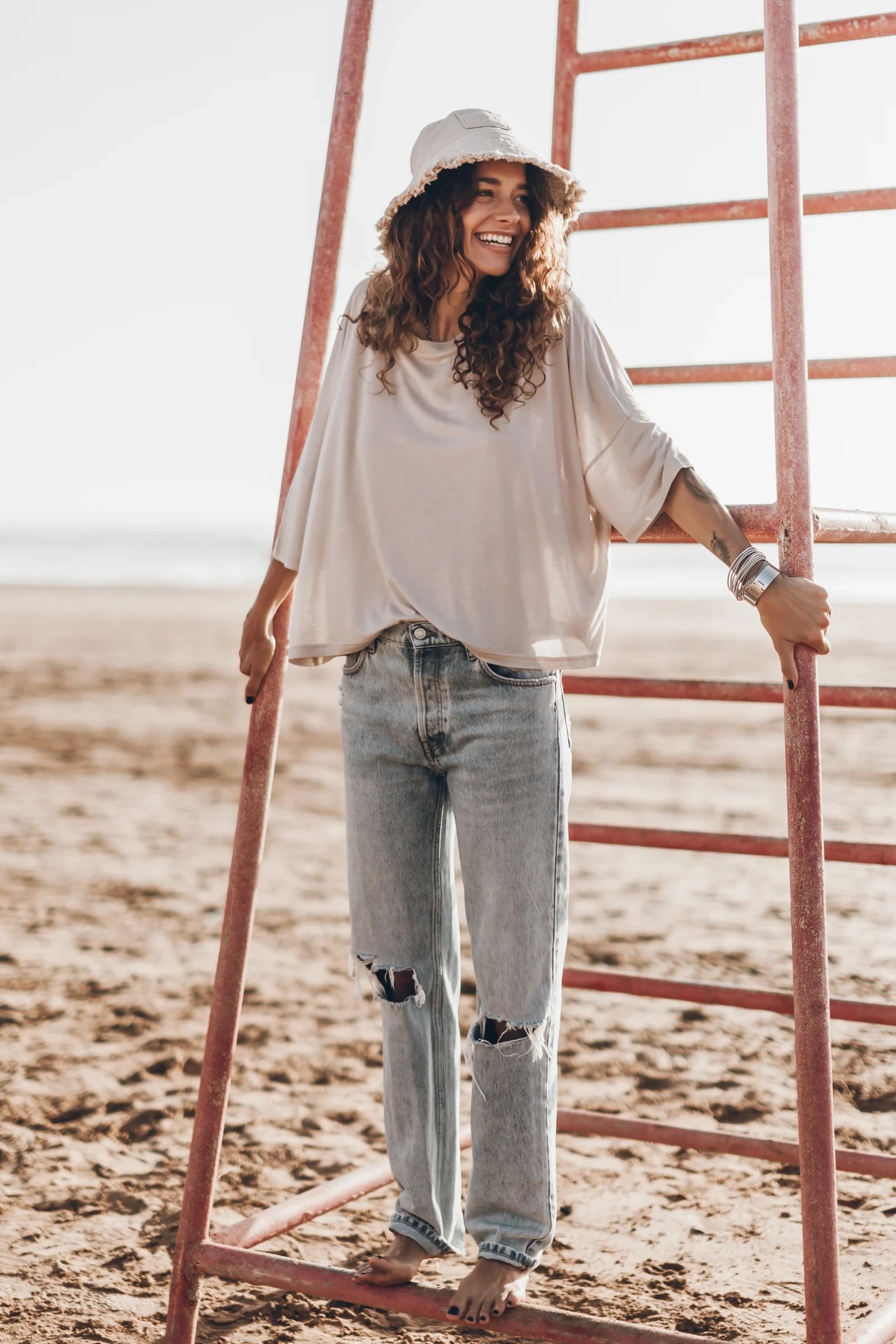 THE LIGHT LOOSE LYOCELL T-SHIRT 1