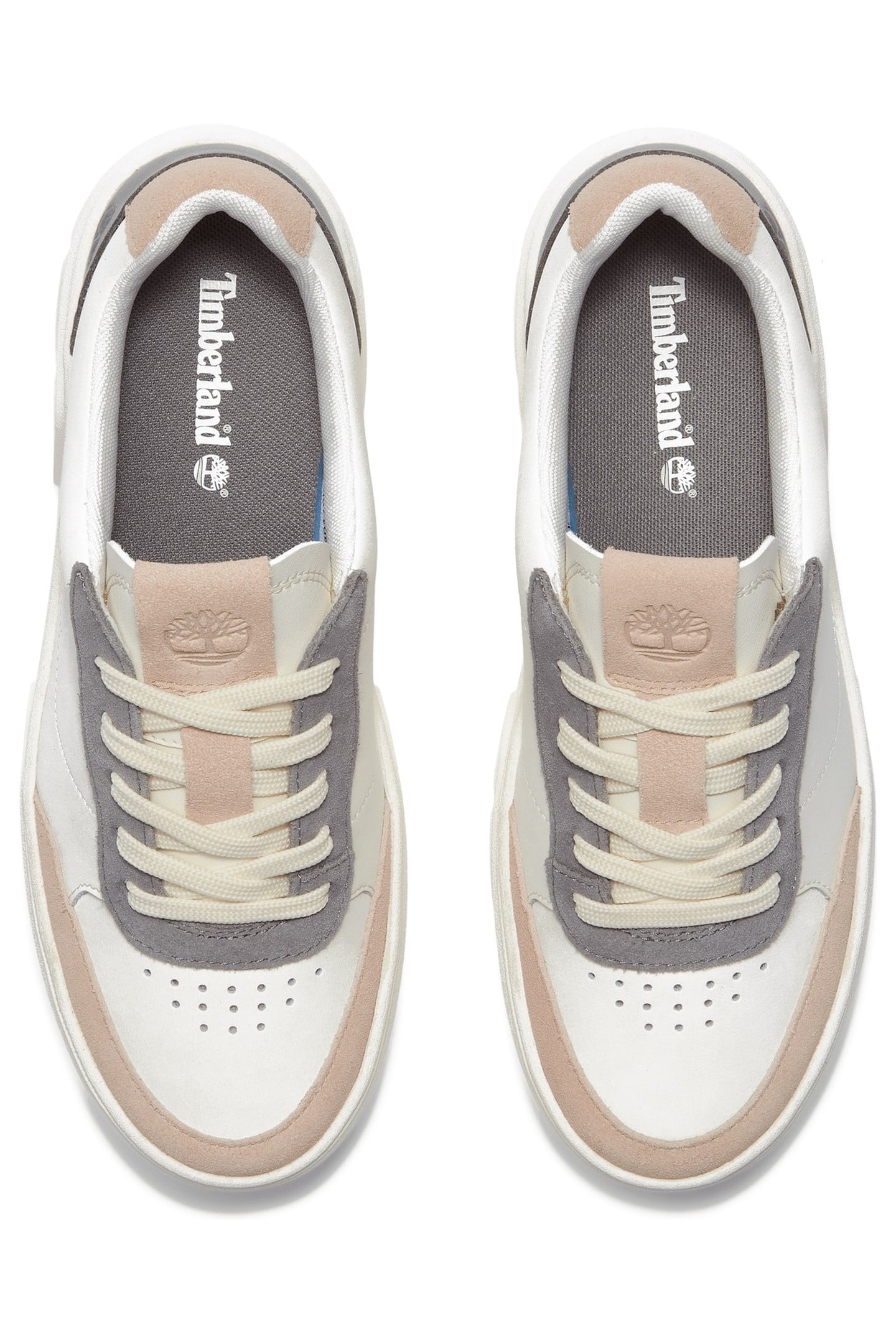 LAUREL COURT LOW LACE UP SNEAKER NATURAL LEATHER GREY 4