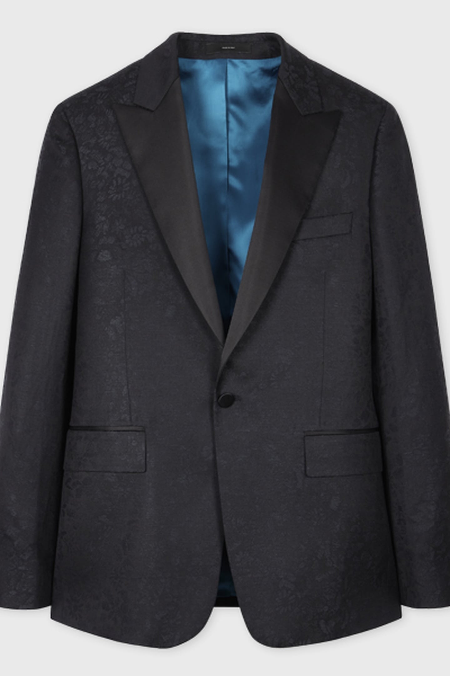 EVENING 1BTN JACKET BLACK MELANGE 4