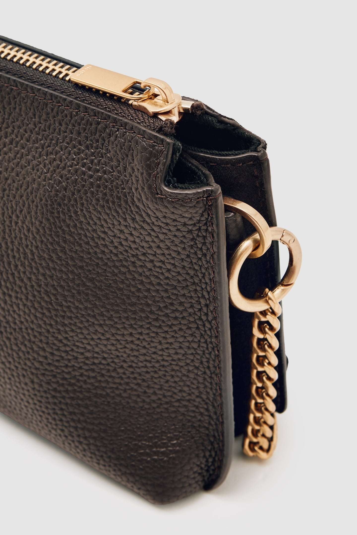 DOUBLE POUCH CROSSBODY CHOCOLATE 4