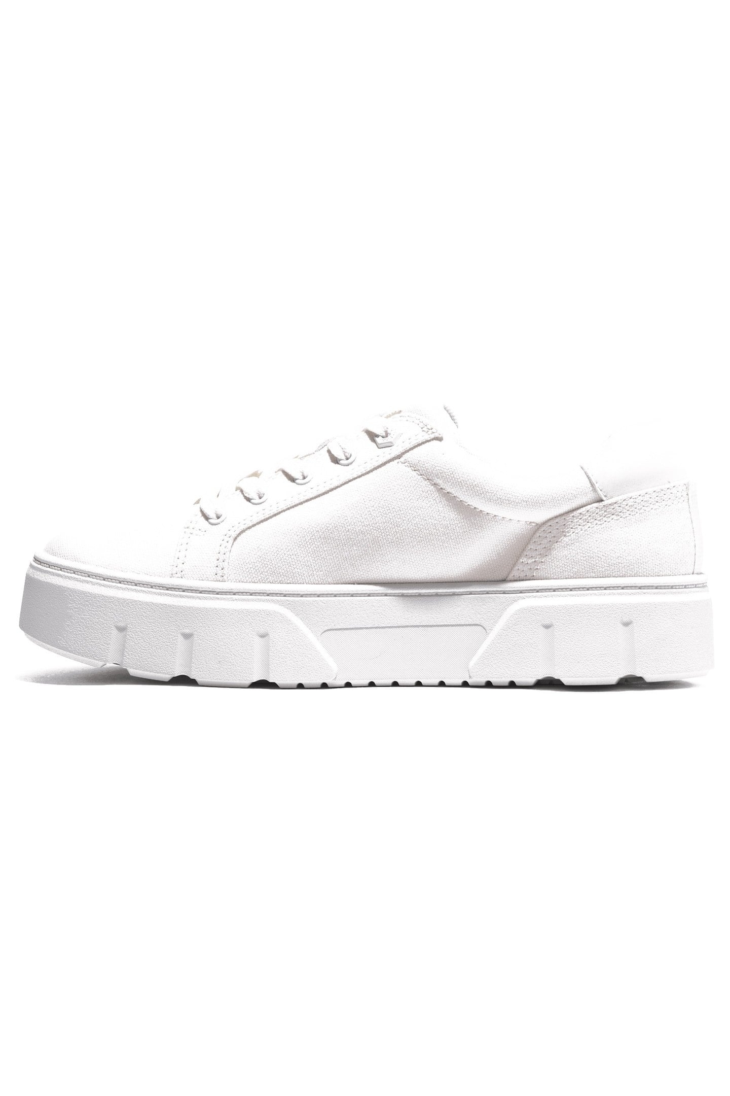 LAUREL COURT LOW LACE UP SNEAKER WHITE CANVAS 6