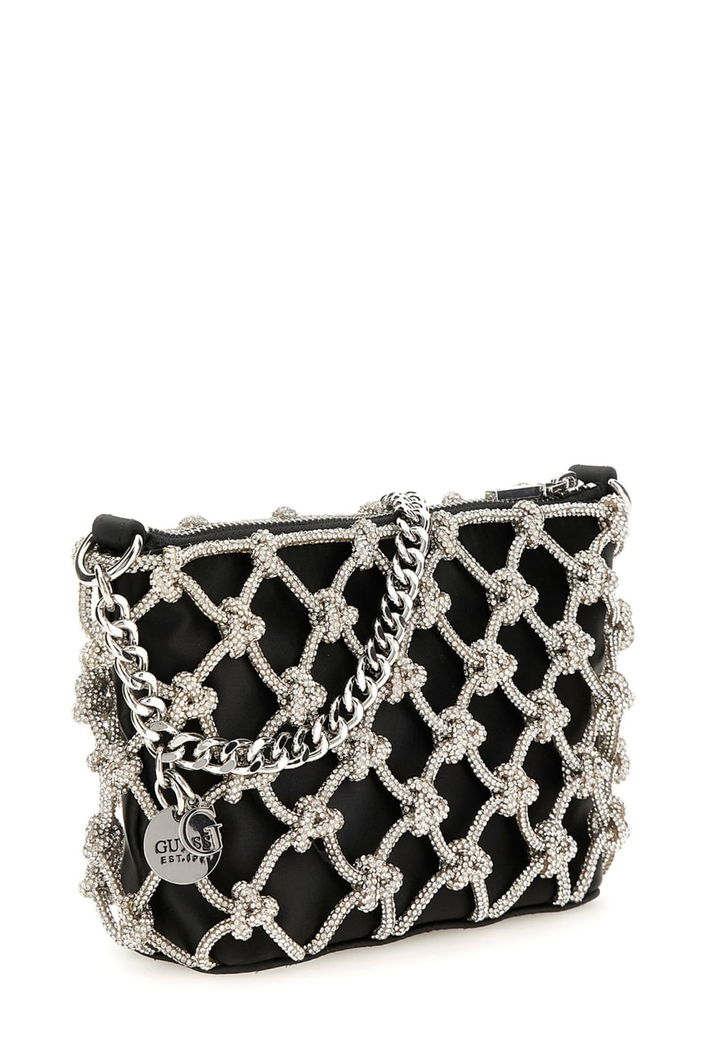 MARCIANO BY GUESS ZALINA TOP ZIP SHOULDER BAG BLACK 4