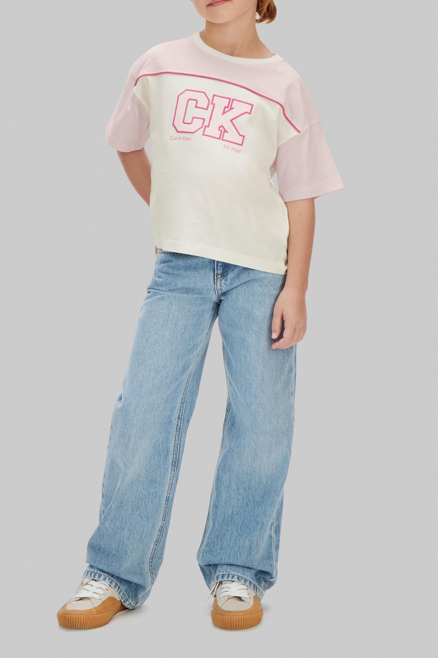 GIRLS COLLEGIATE COLORBLOTEE EGRET 1