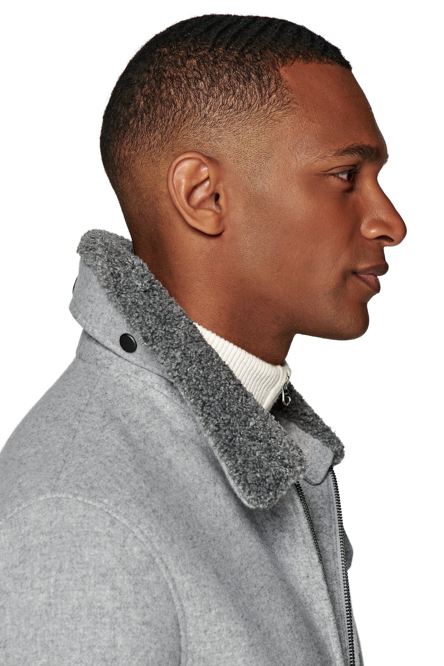 SHEARLING BOMBER-LT GREY LIGHT GREY 3