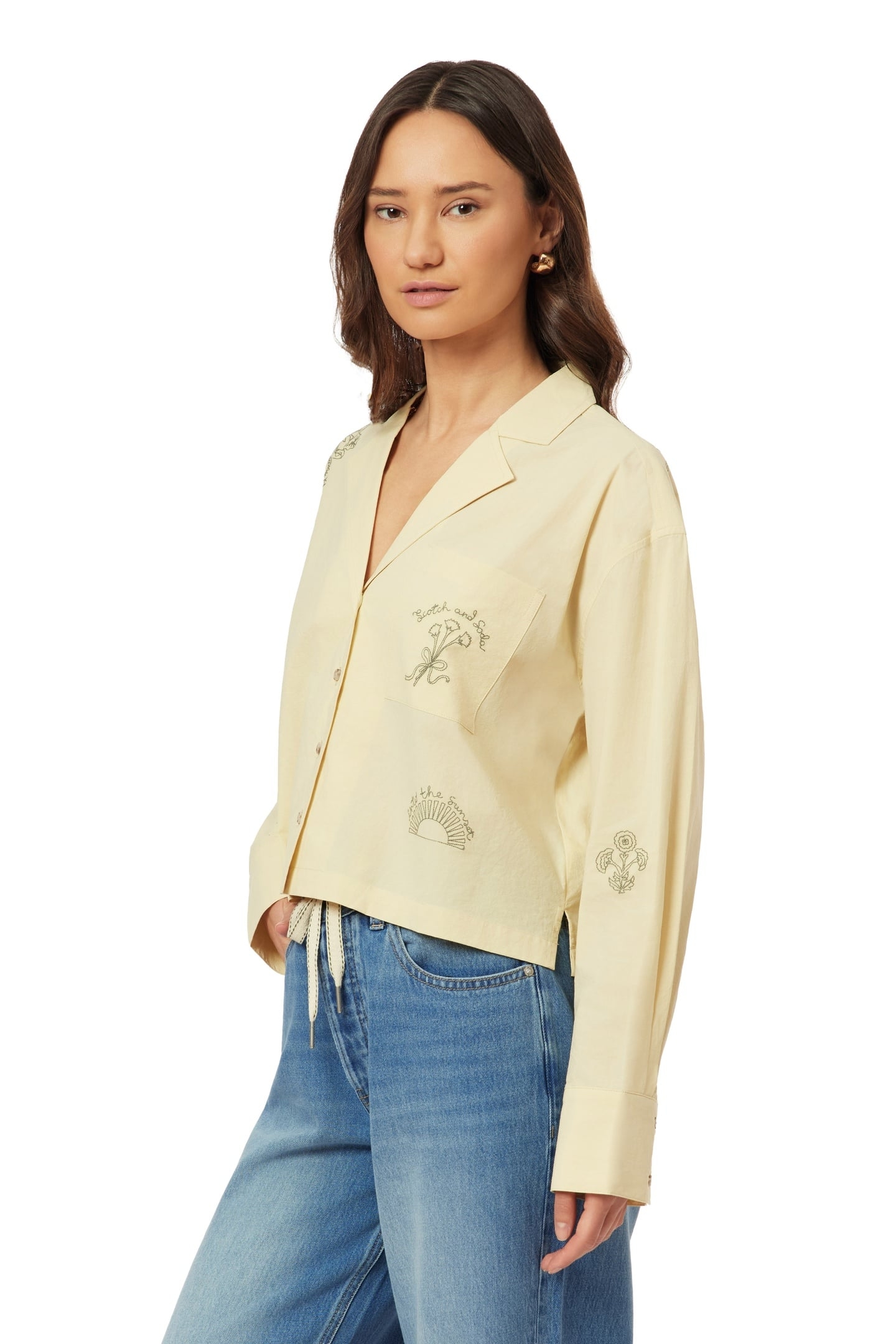 EMBROIDERED SHIRT CHINO GREEN 3