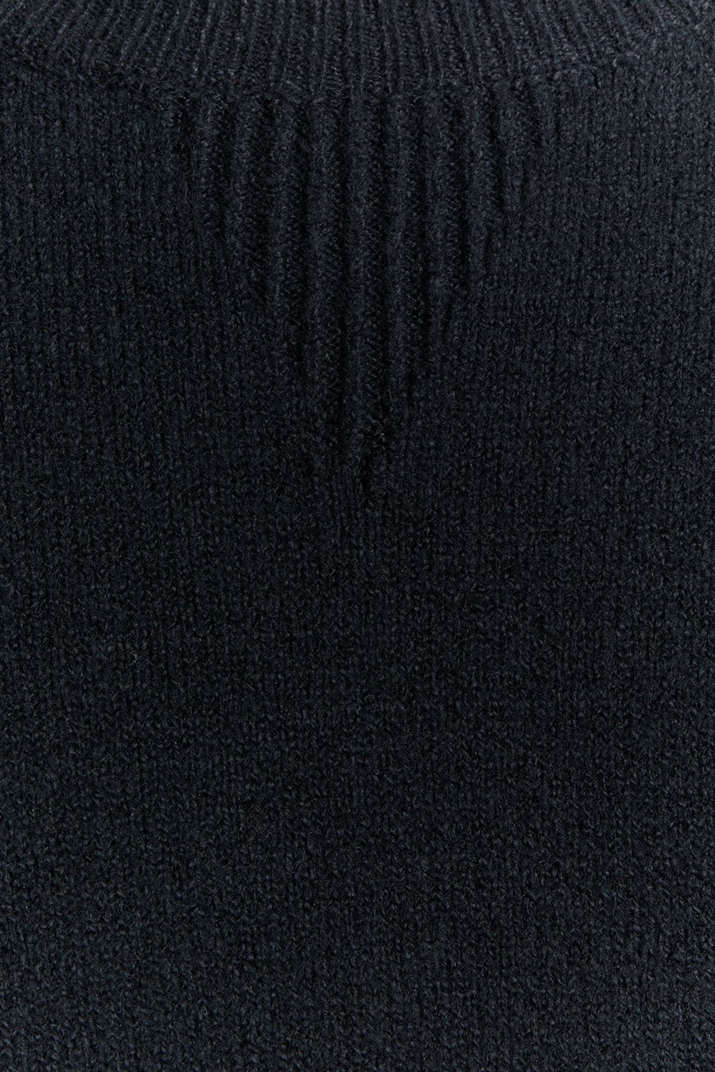 SCRIPT KNITTED CREW NECK DEEP SEPIA 6