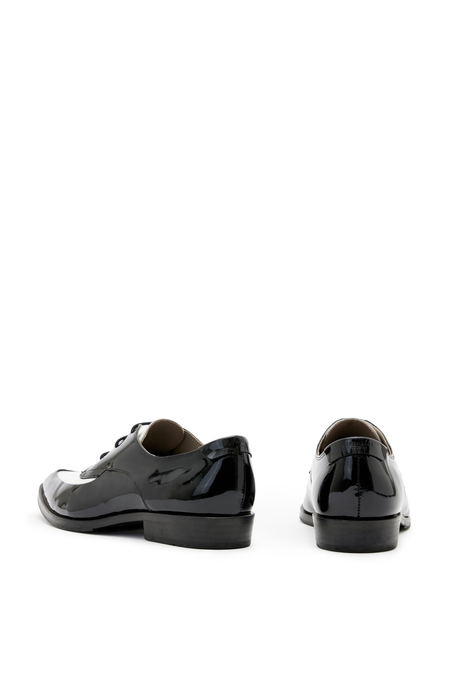 LEX PATENT LACE UP BLACK/WHITE 1