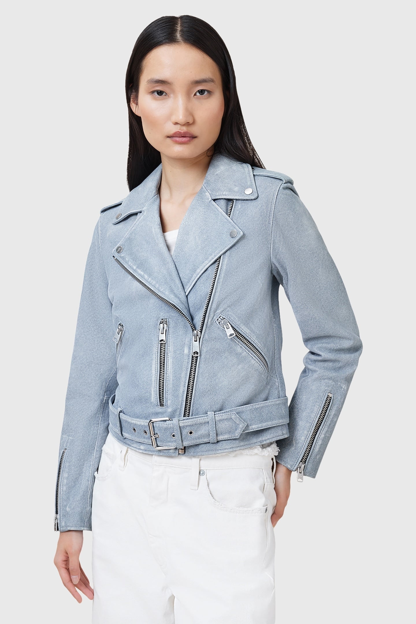 BALFERN BIKER PALE DENIM BLUE 6